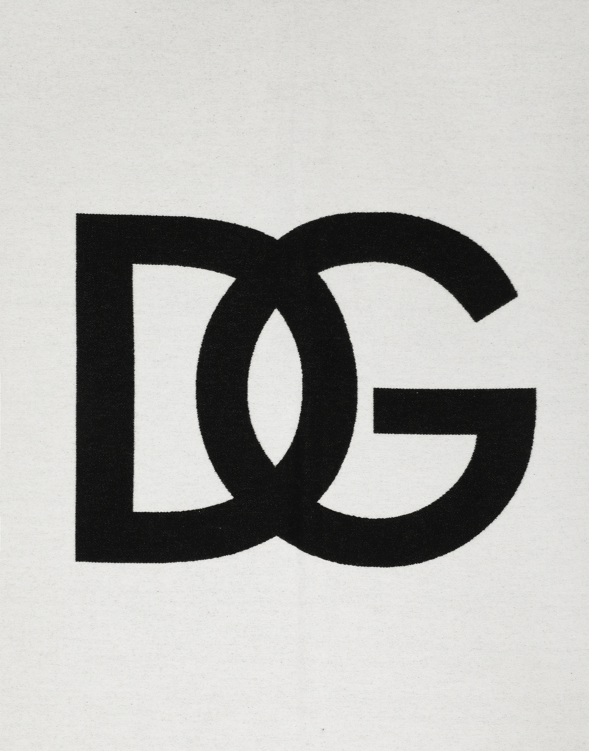 Dolce & Gabbana Jacquard Cotton Blanket In Multicolor