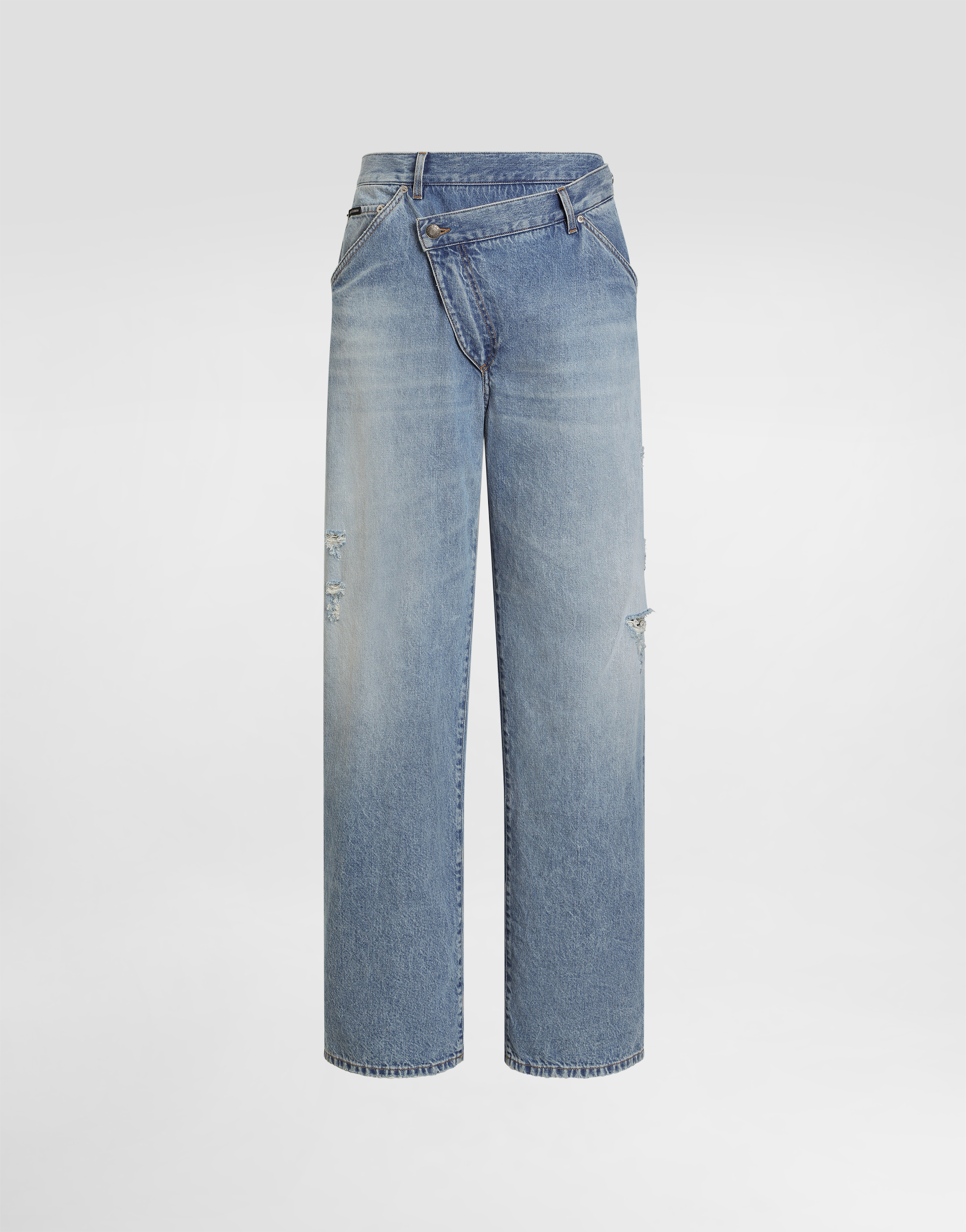 Denim trousers in Multicolor for Men | Dolce&Gabbana® US