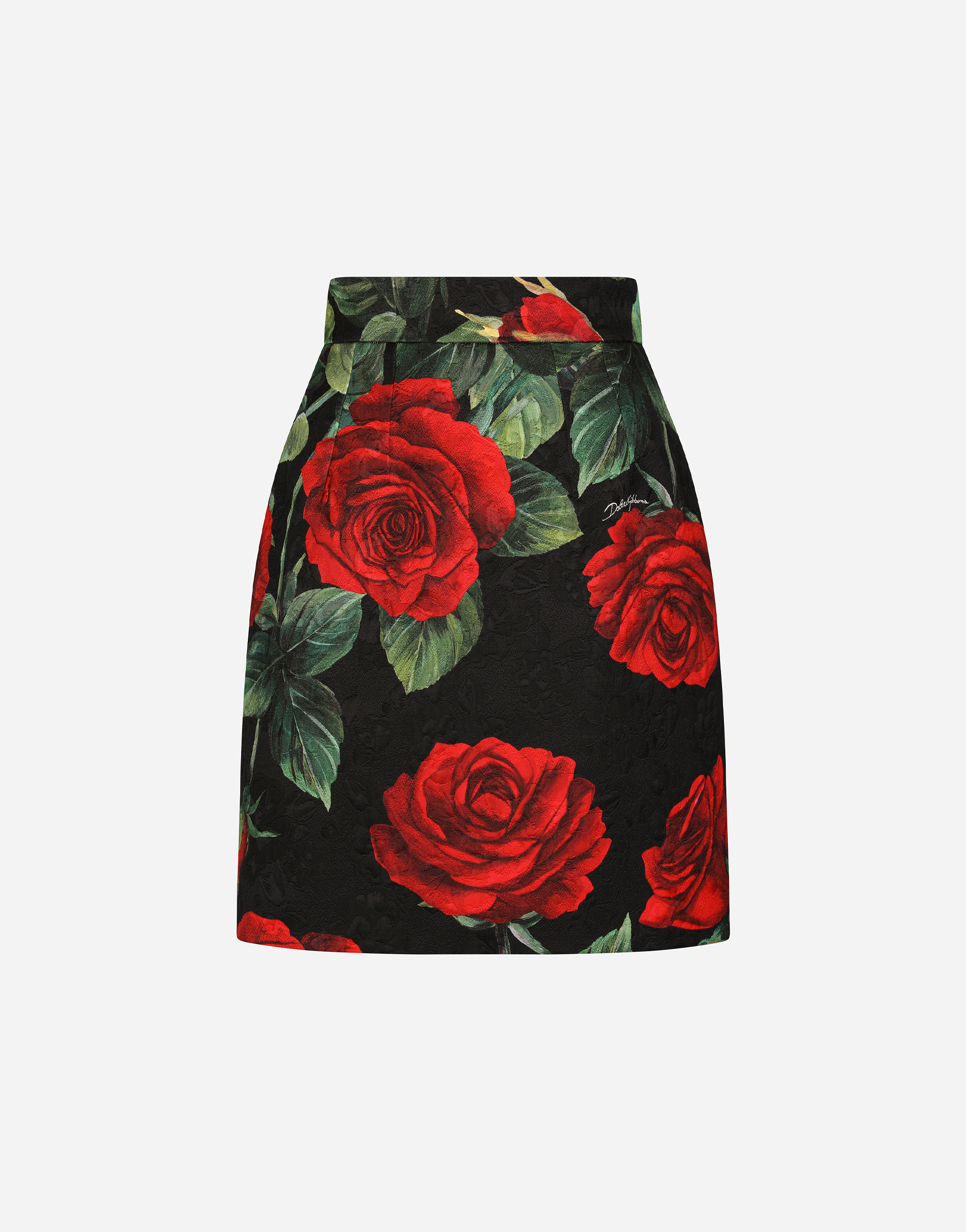 【DOLCE&GABBANA】レオパード柄ブロケードミニスカート DOLCE&GABBANA】レオパード柄ブロケードミニスカート