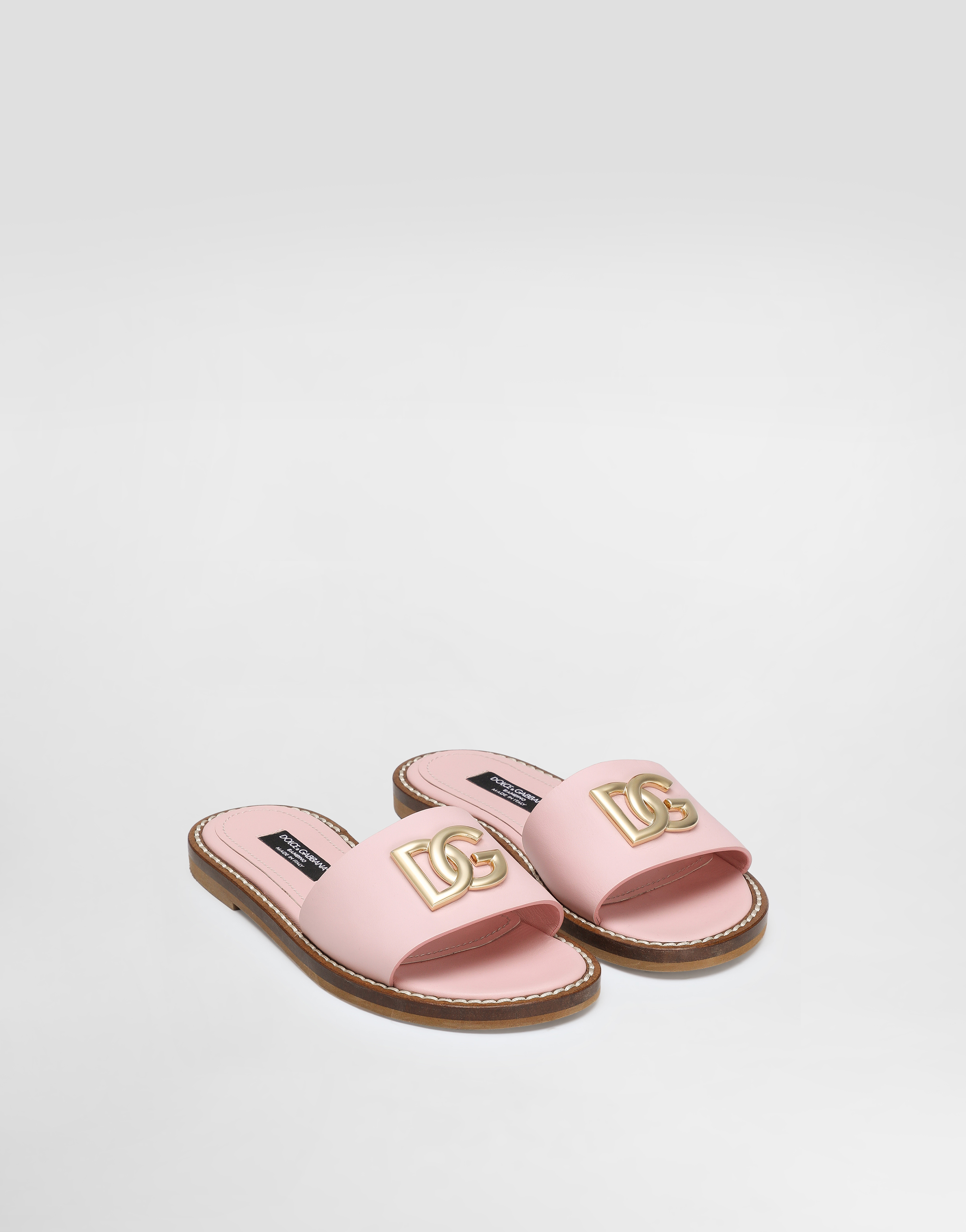 Dolce & Gabbana Flat Calfskin Slipper