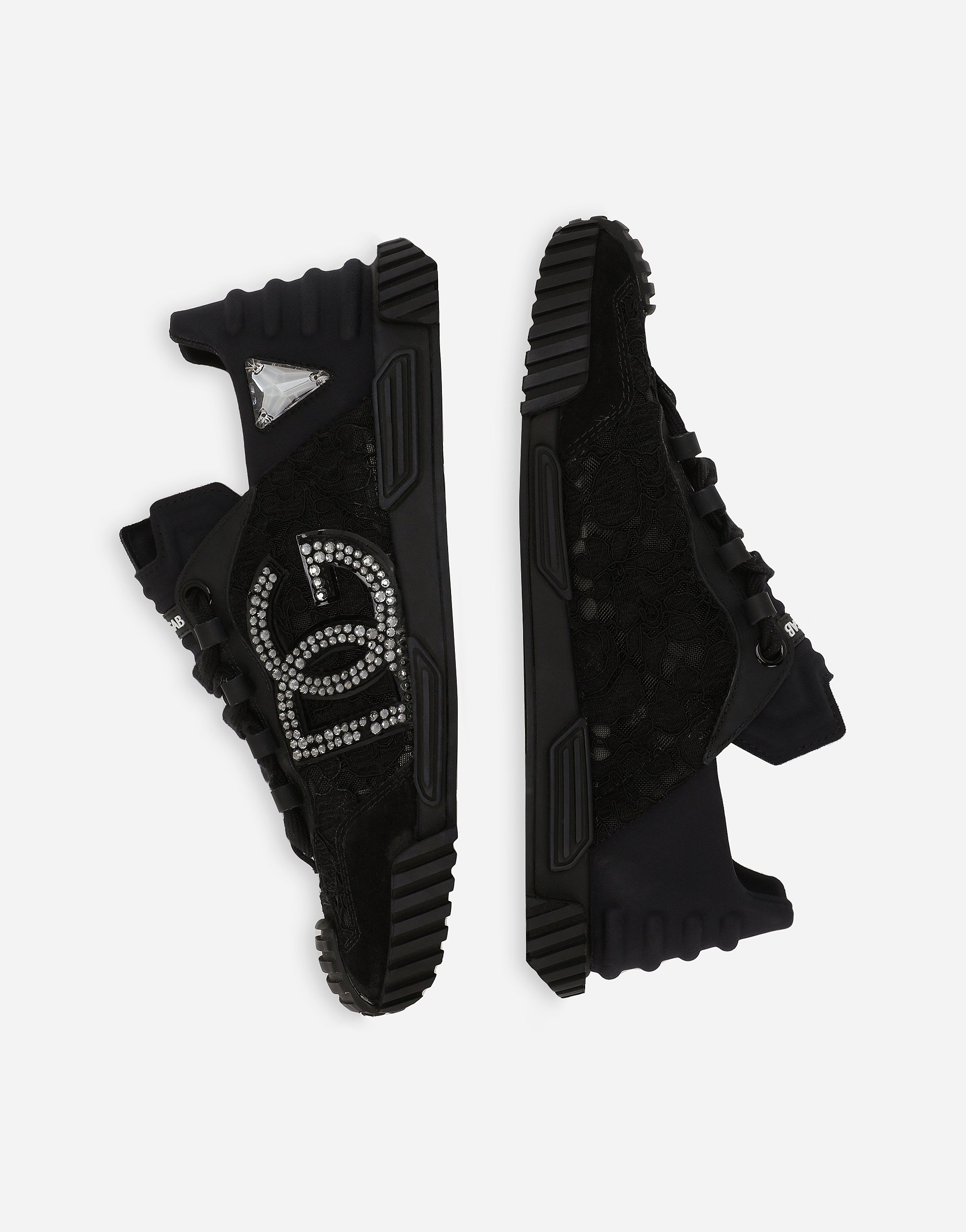 Dolce & Gabbana Ns1 Low-top Running Sneakers In Nero