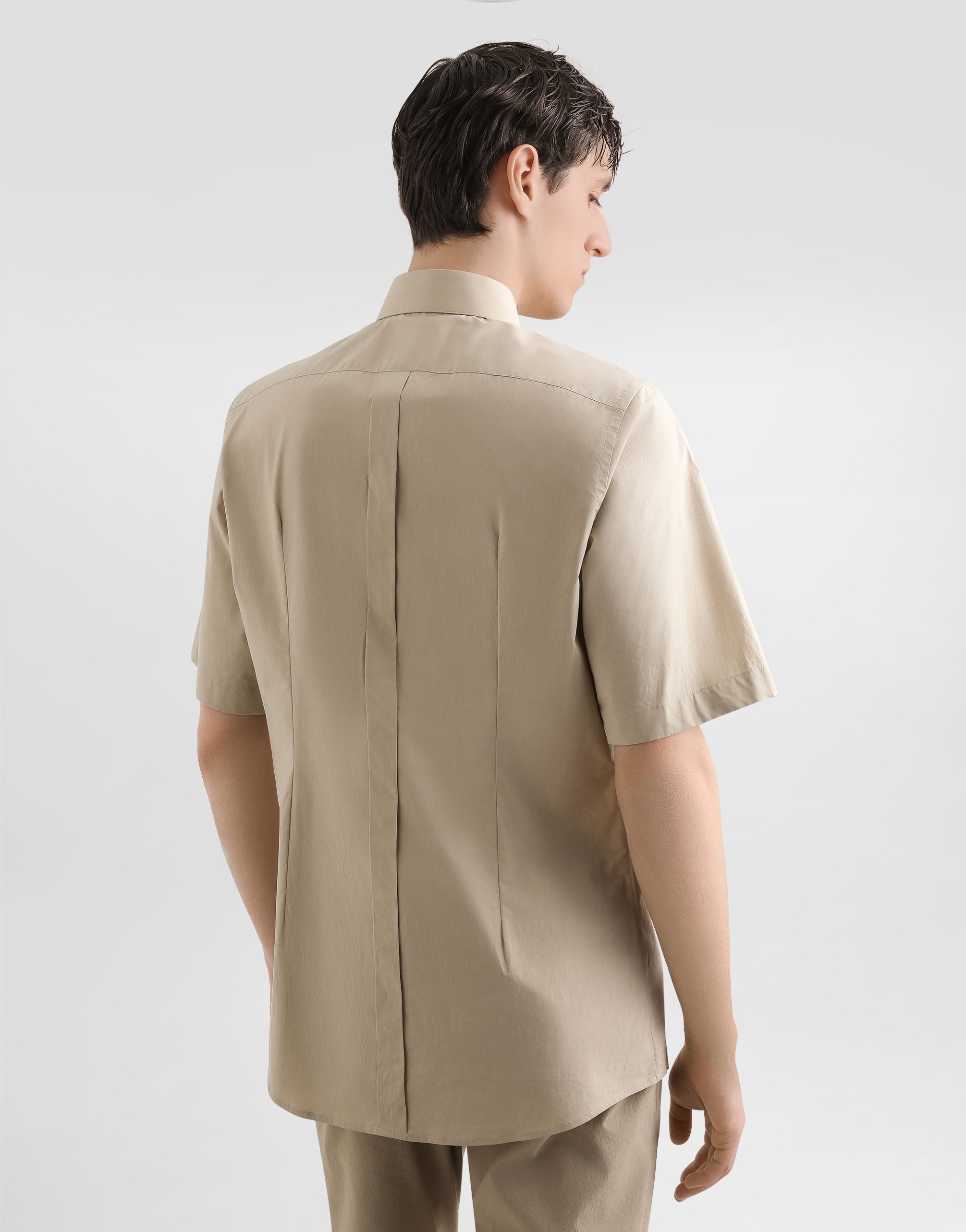 Extra fine poplin gold shirt