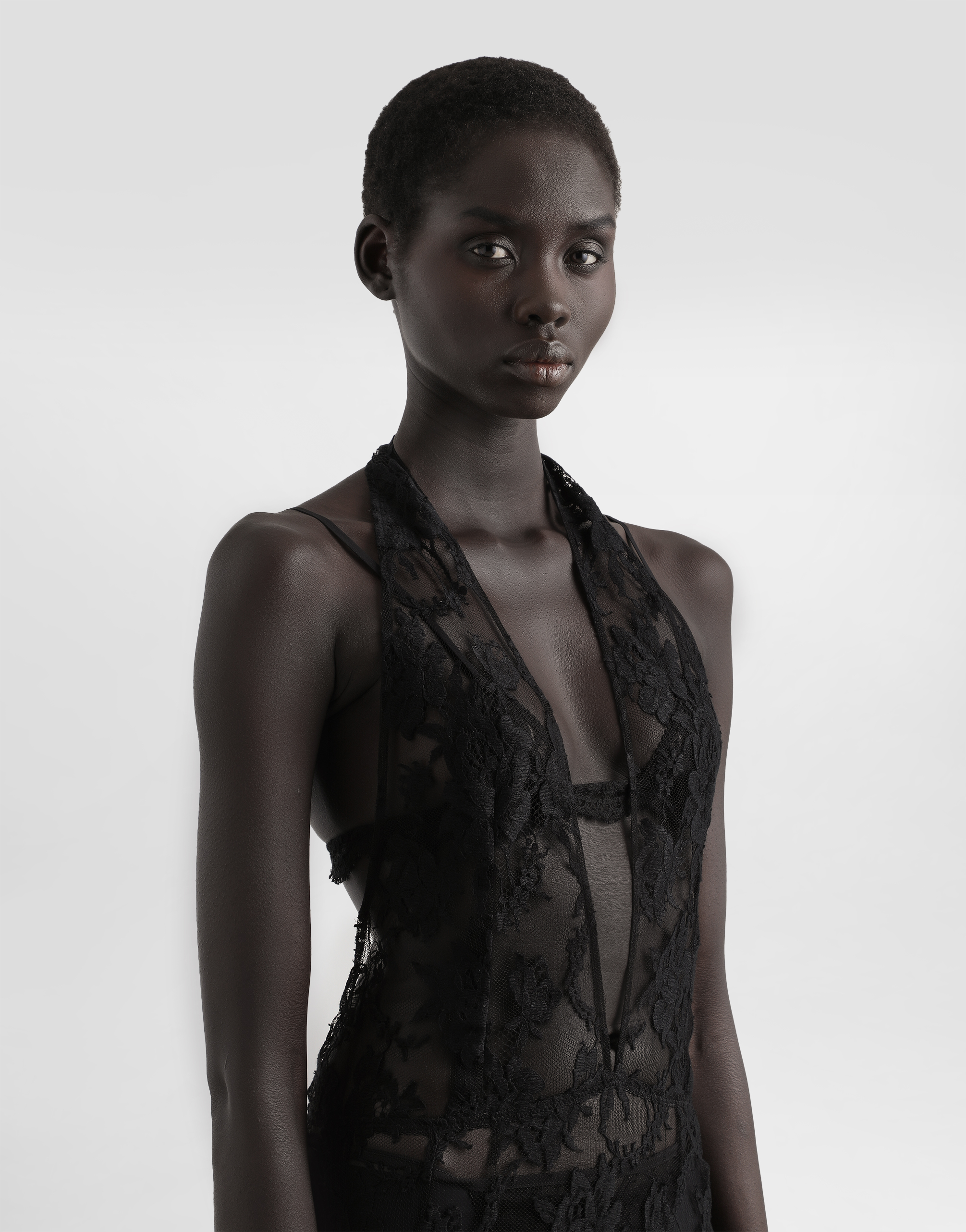 Chantilly lace dress