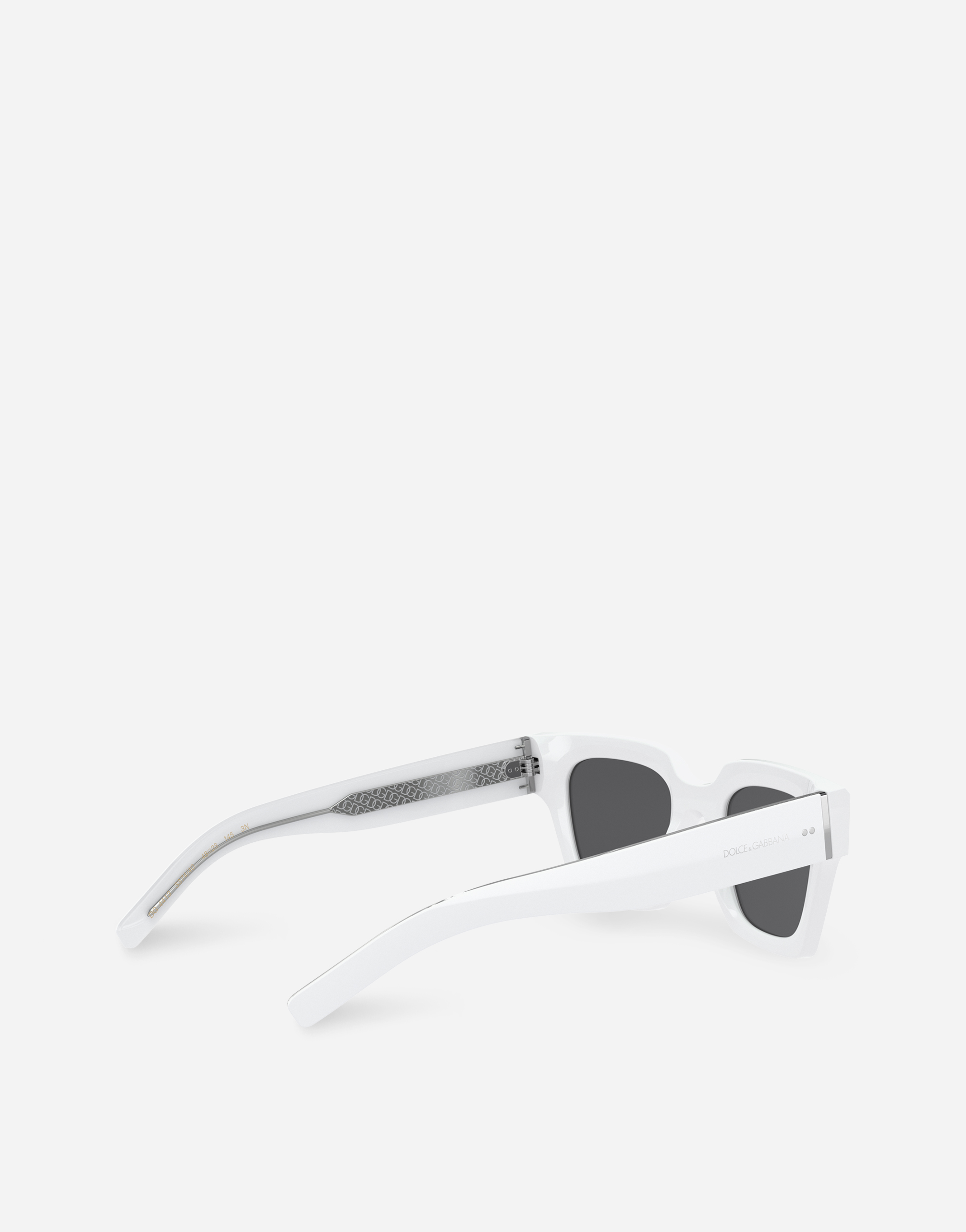 Shop Dolce & Gabbana Dg Icon Sunglasses In White