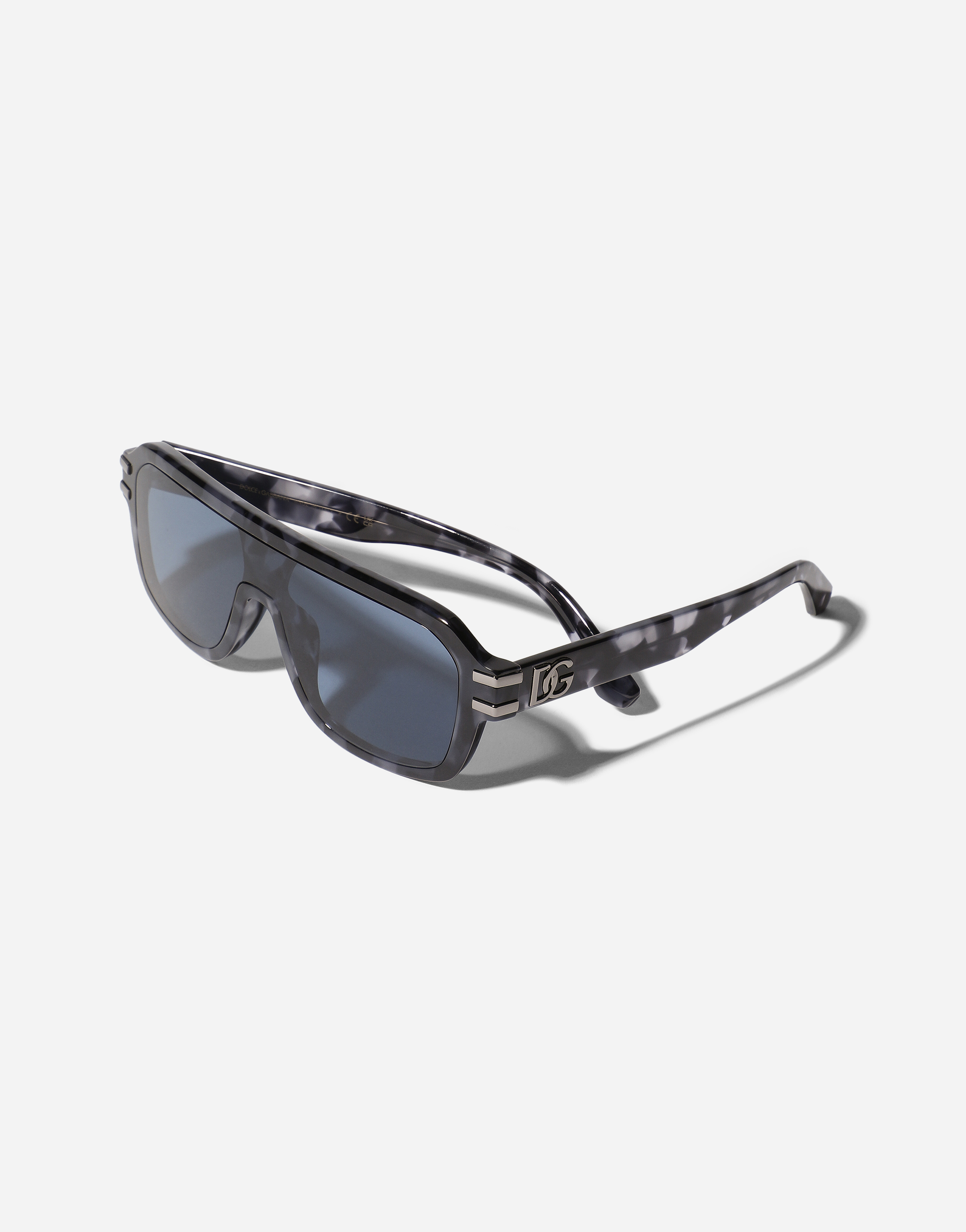 Dolce & Gabbana Tortoiseshell-pattern Sunglasses In Blue