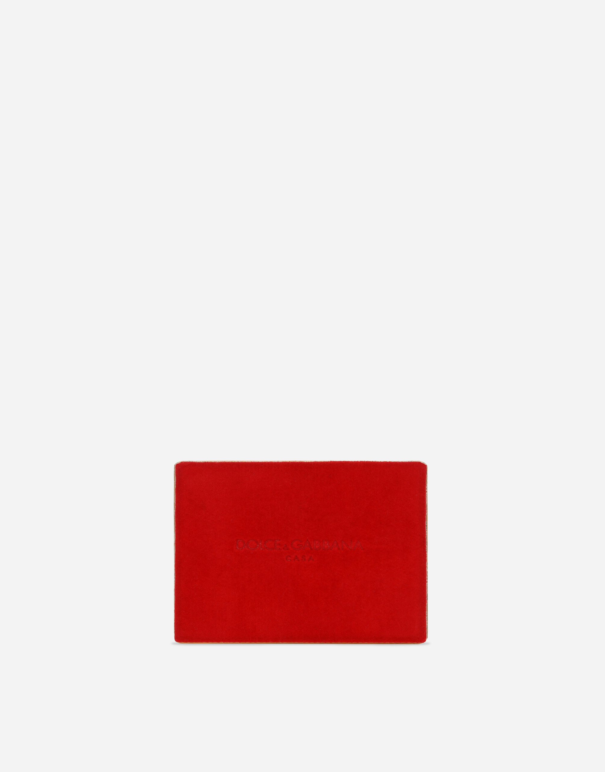 Dolce & Gabbana Small Porcelain Coaster In Multicolor