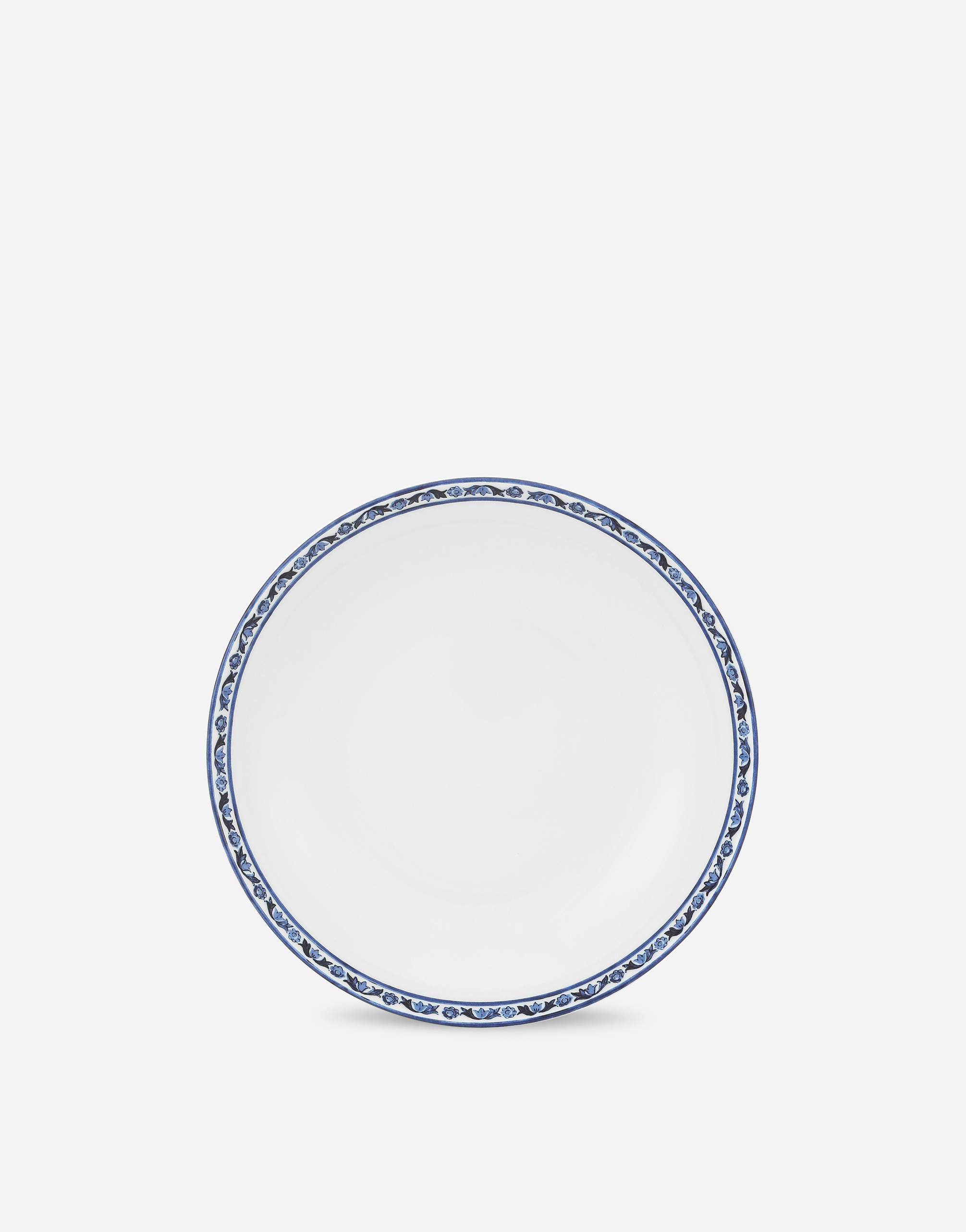 Dolce & Gabbana Set 2 Porcelain Soup Plates In Multicolor