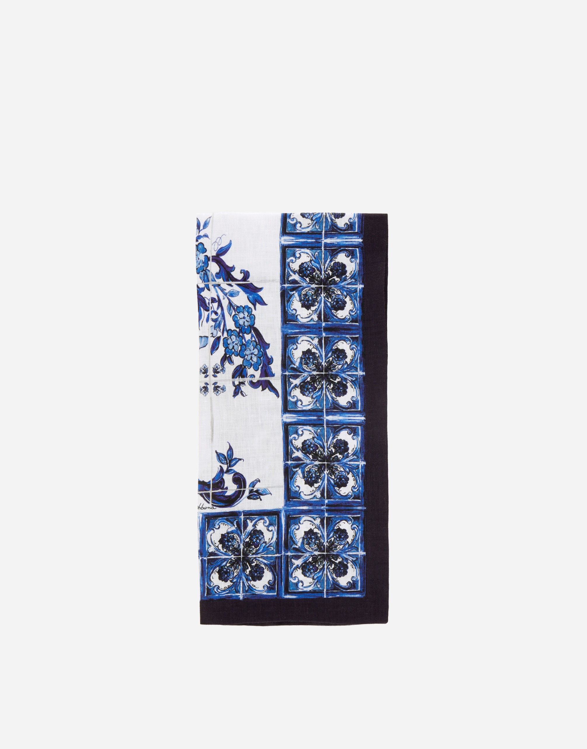 DOLCE & GABBANA SET OF 2 LINEN NAPKINS