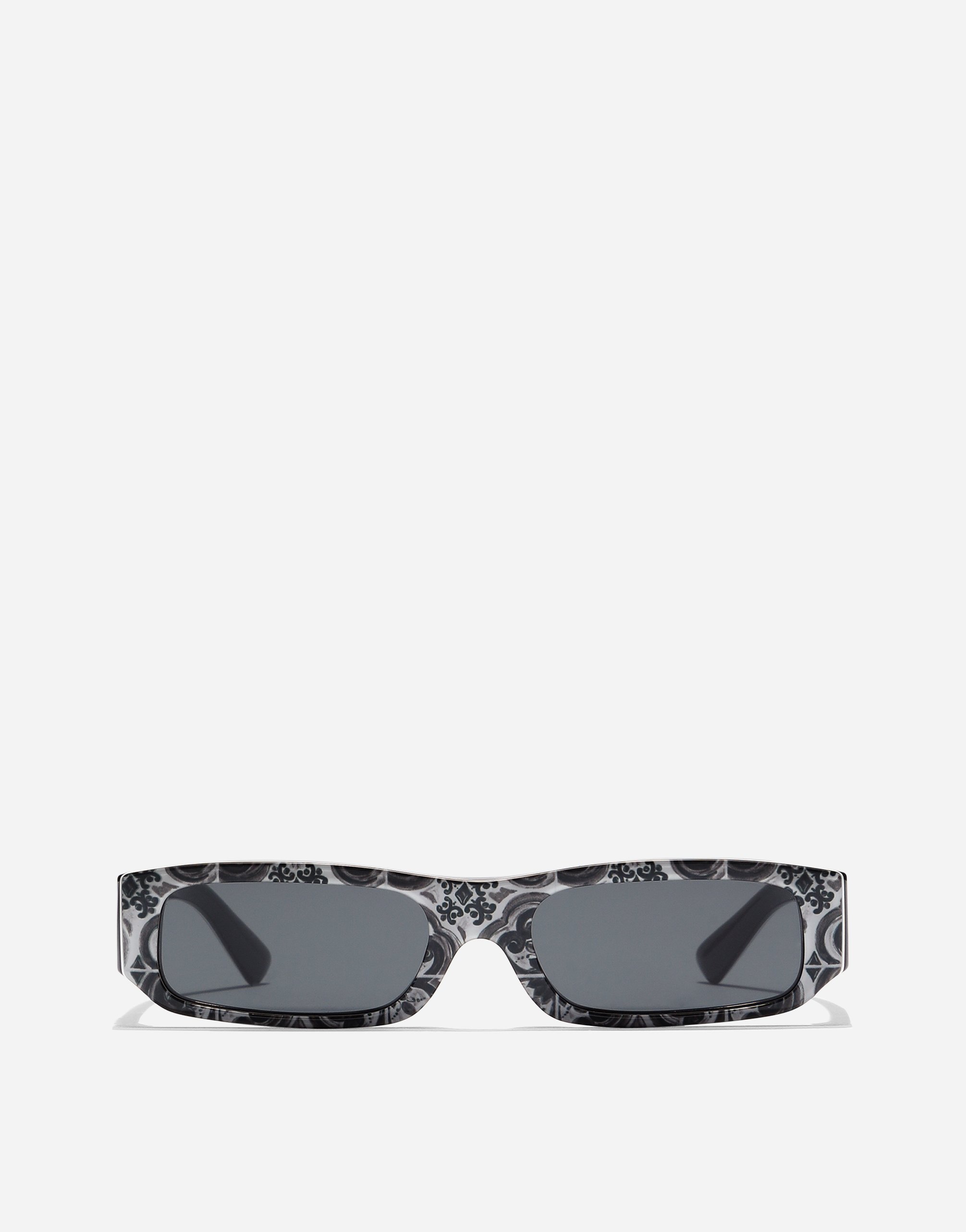 Dolce & Gabbana Black Maiolica Sunglasses