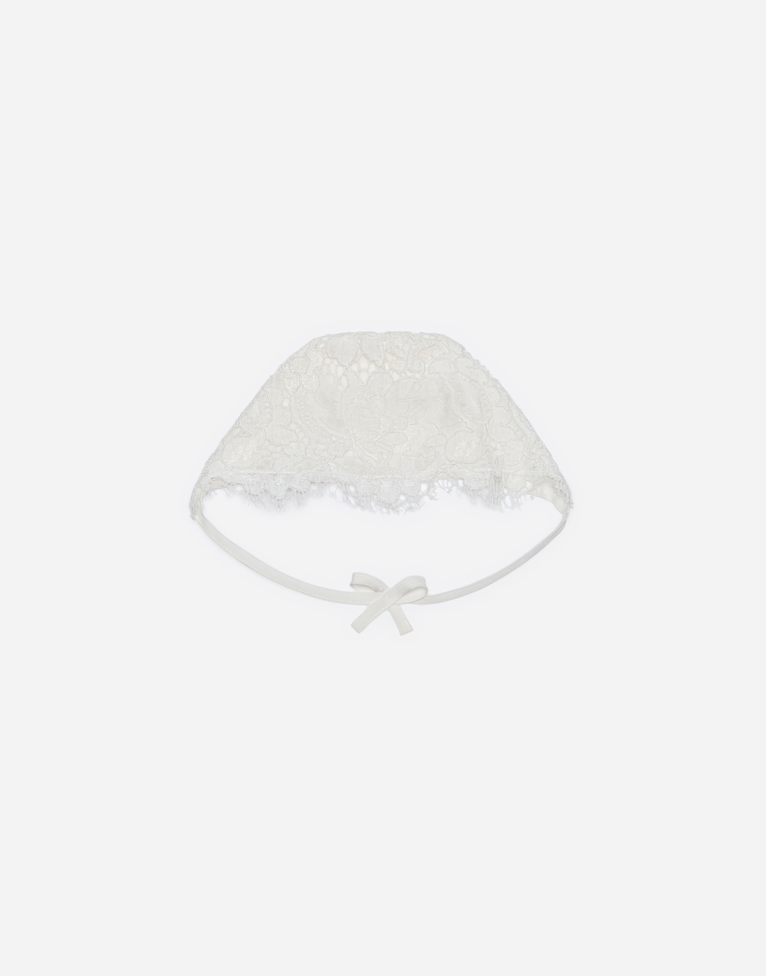 Galloon lace bonnet