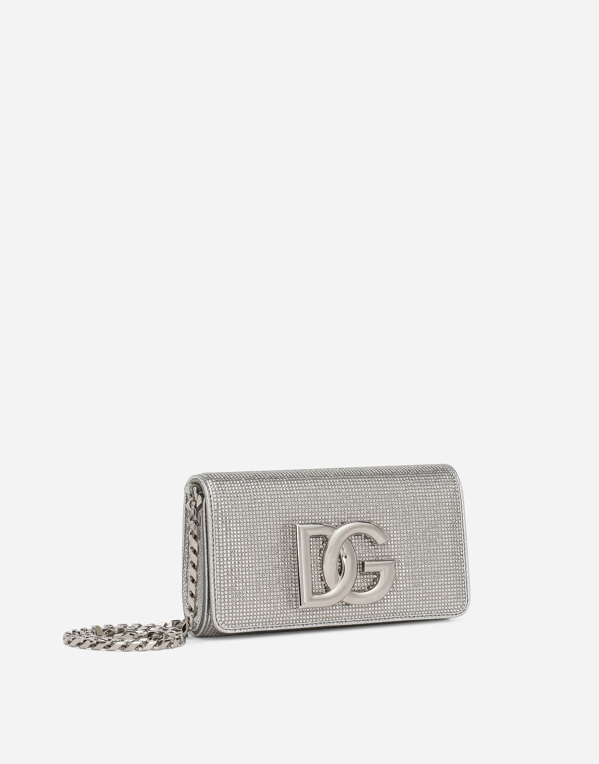 Dolce & Gabbana 3.5 Clutch In Silver