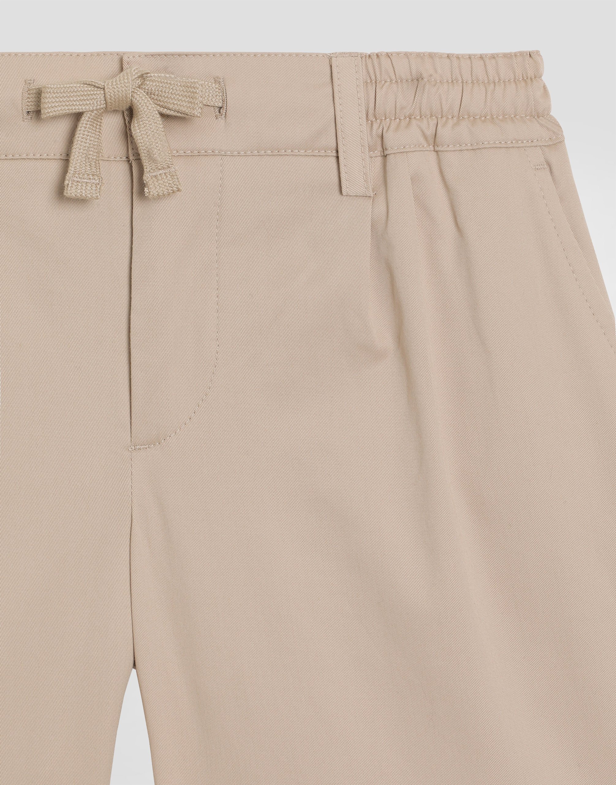 Shop Dolce & Gabbana Gabardine Shorts In Beige