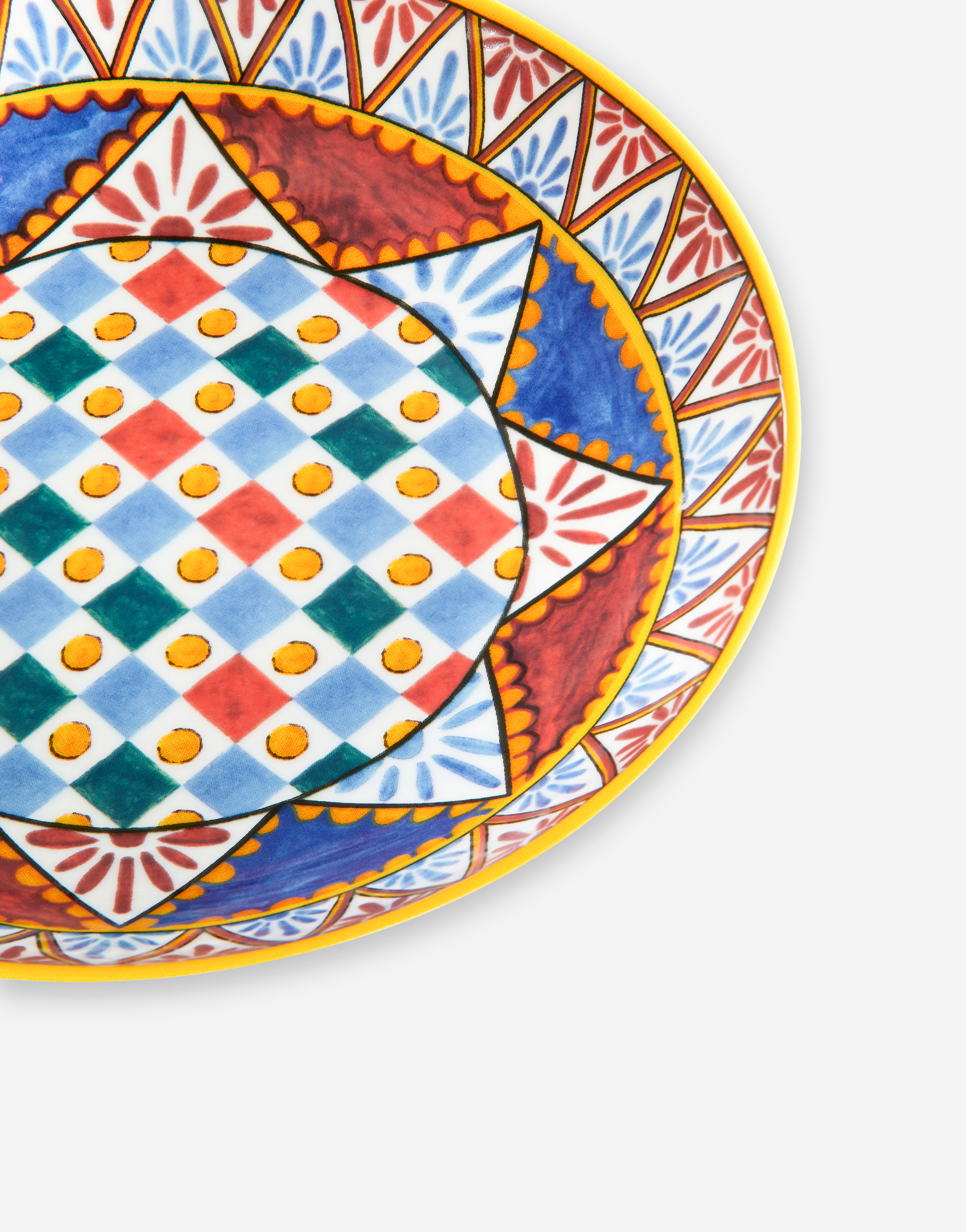 DOLCE & GABBANA SET 2 PORCELAIN SOUP PLATES 