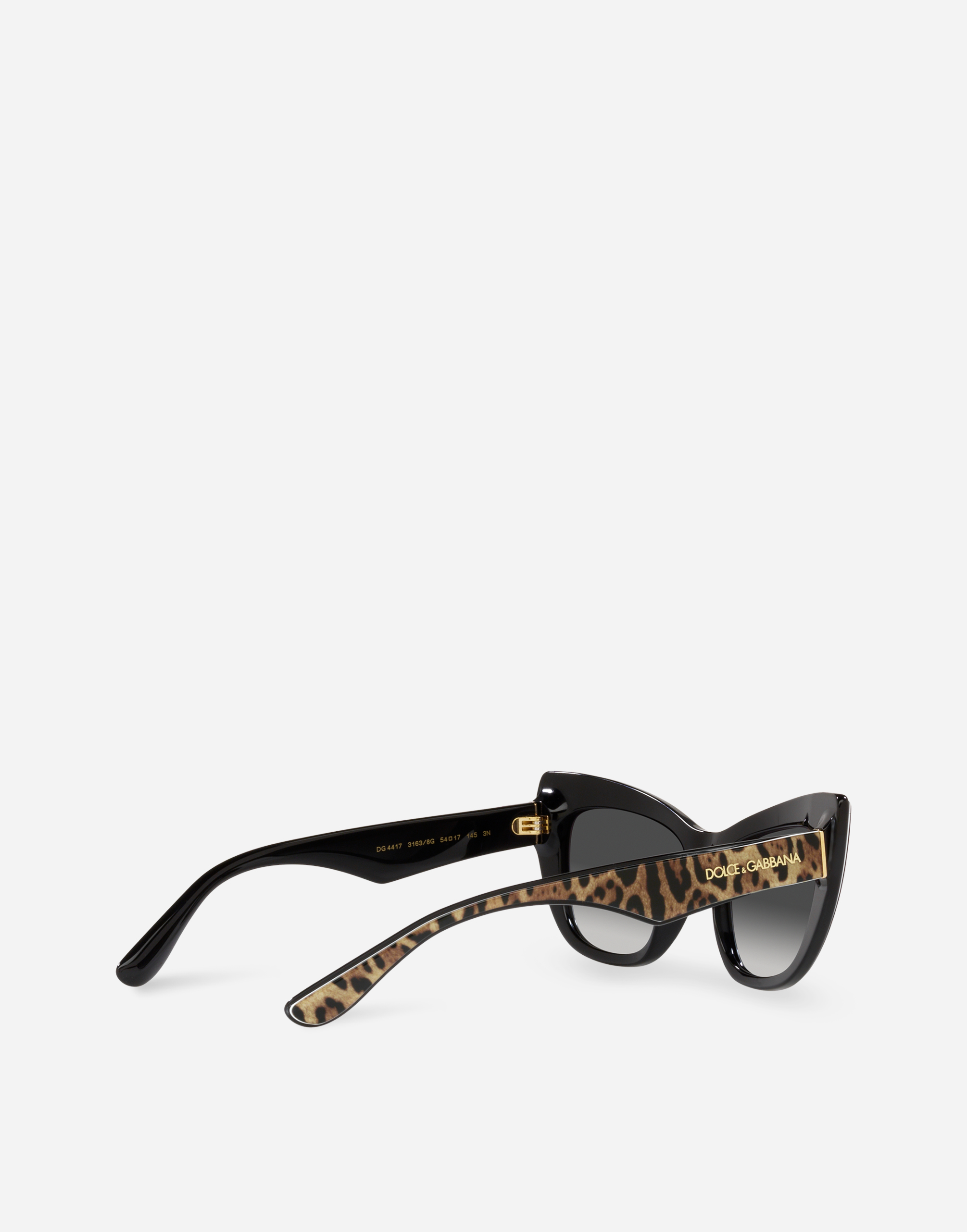 Shop Dolce & Gabbana New Print Sunglasses In Leo Print