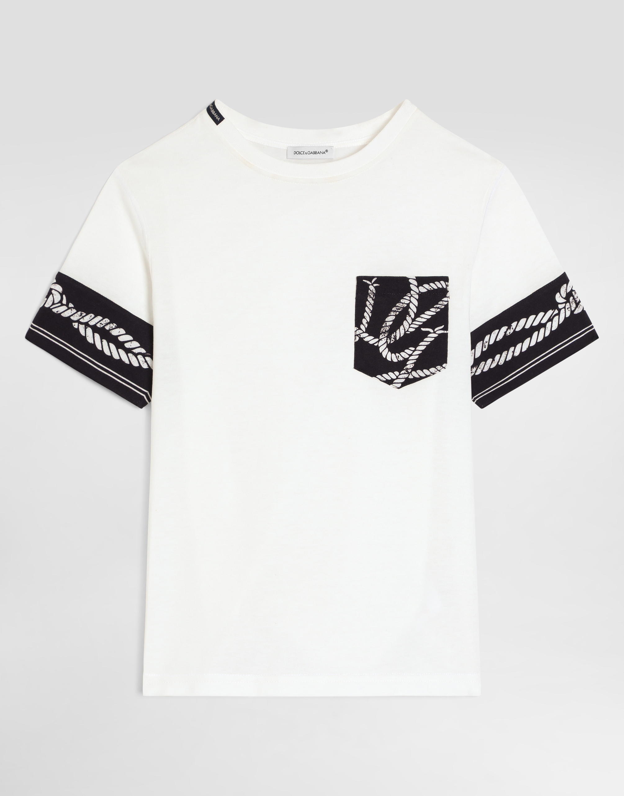 Jersey t-shirt in White for Boys | Dolce&Gabbana®