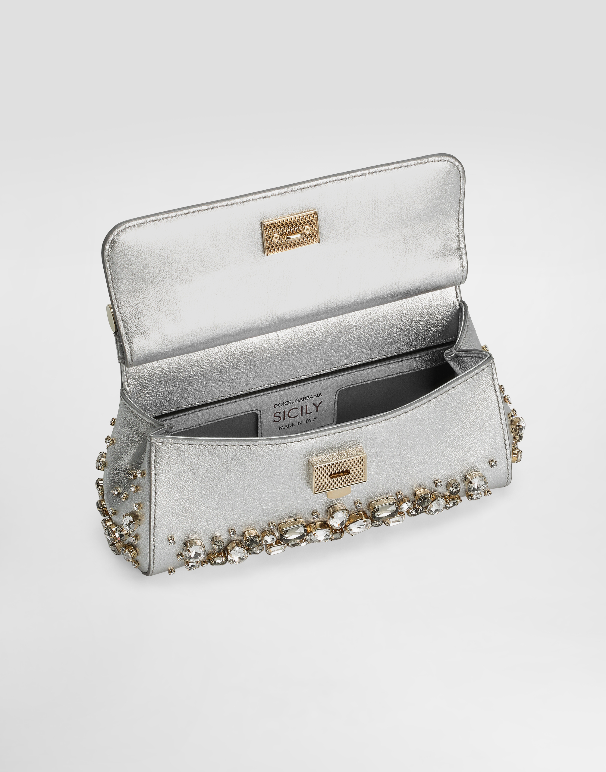 Dolce & Gabbana Sicily Small Handbag In Multi