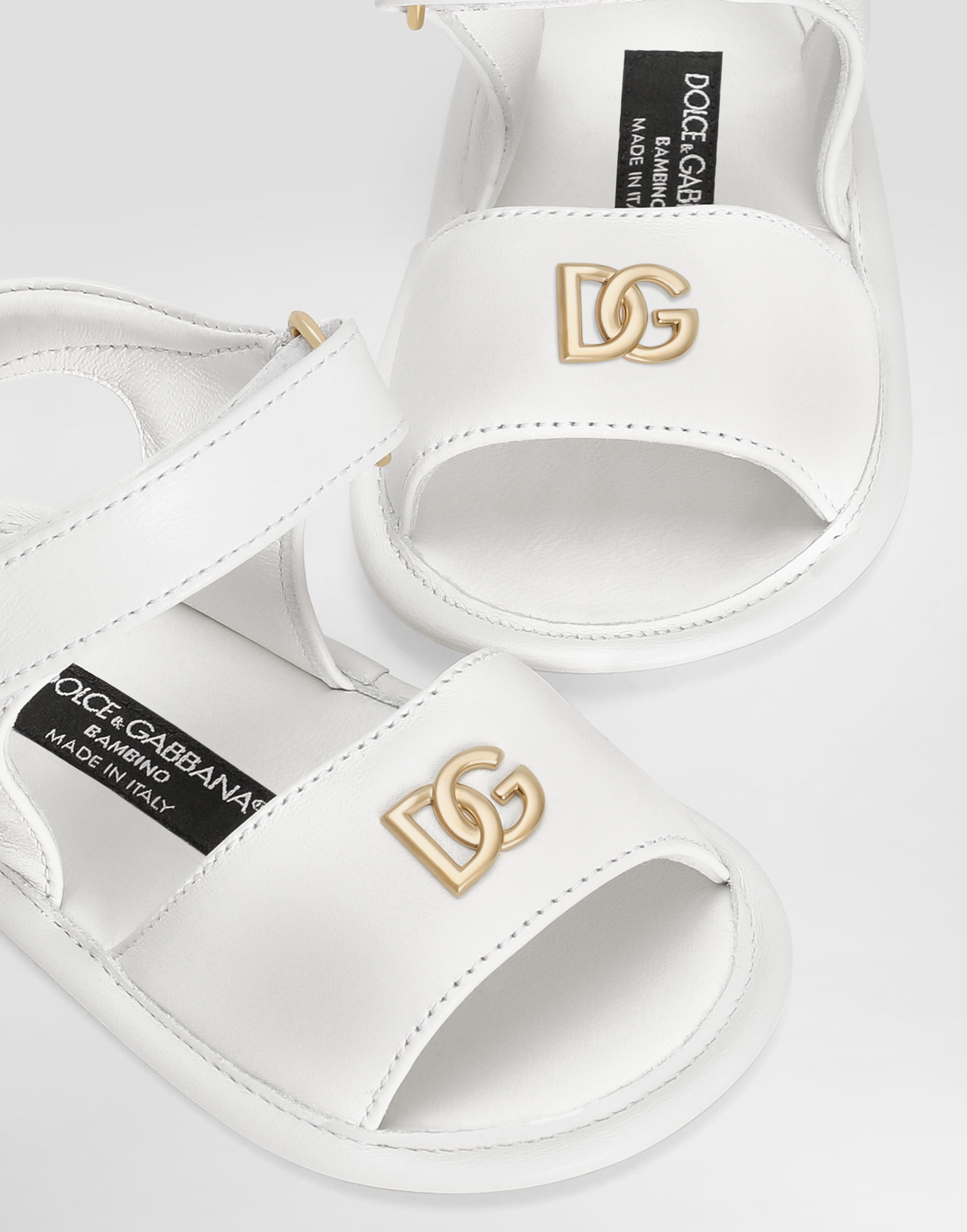 Lambskin nappa sandals with DG logo