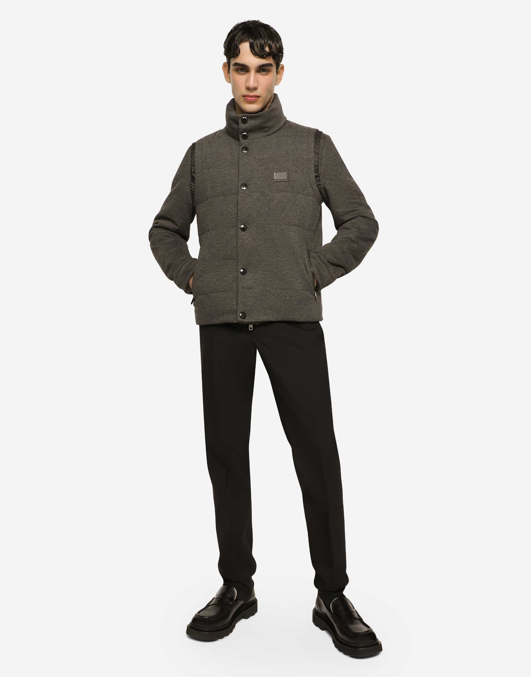 Dolce & Gabbana Giubbotto In Grey