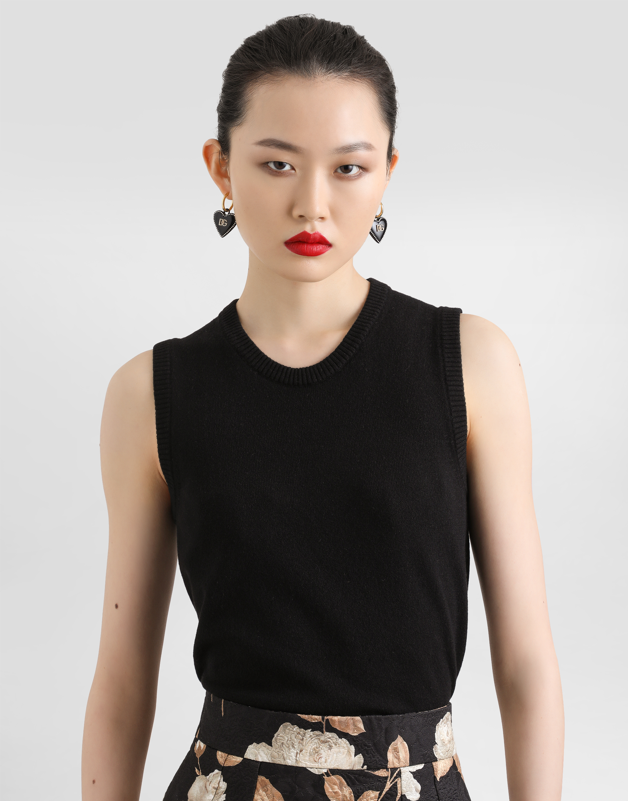Dolce & Gabbana Pullover In Cashmere In Black