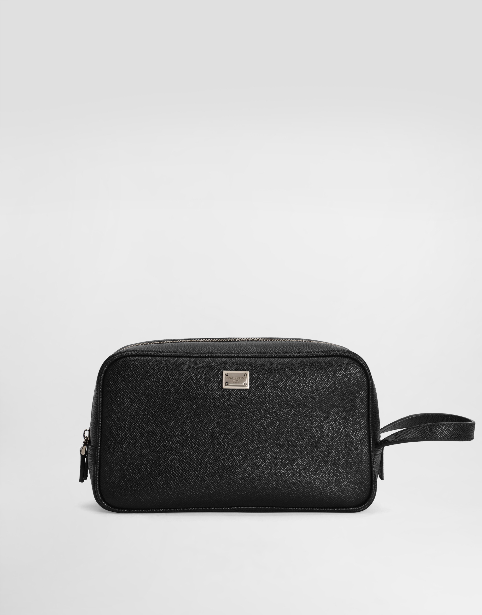 Dolce & Gabbana 黒 ケース Sicily calfskin necessaire in Black for Men | Dolce&Gabbana® US