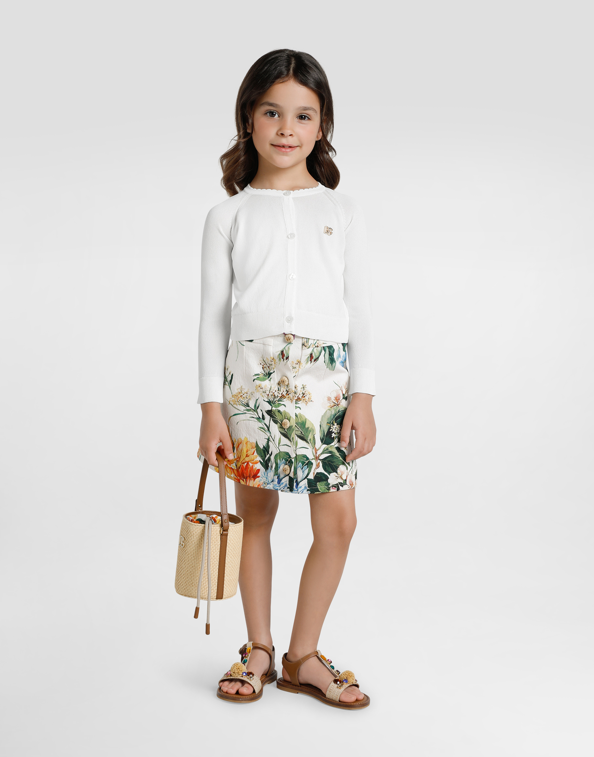  Dolce & Gabbana Cardigan Aus Viskose - Frau Strickwaren Wei� 6 Years 