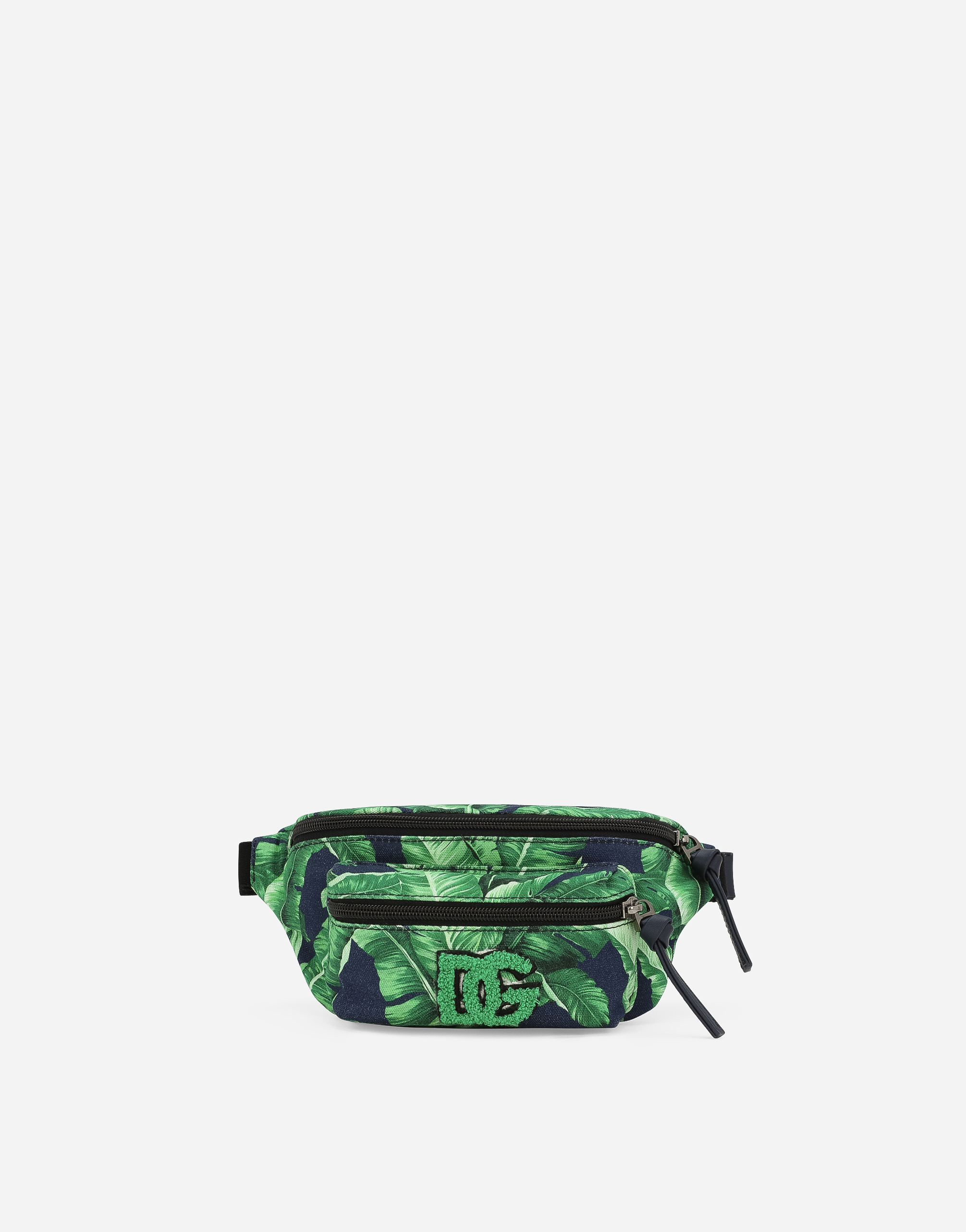 Dolce & Gabbana حقيبة خصر كانفاس بطبعة In Green