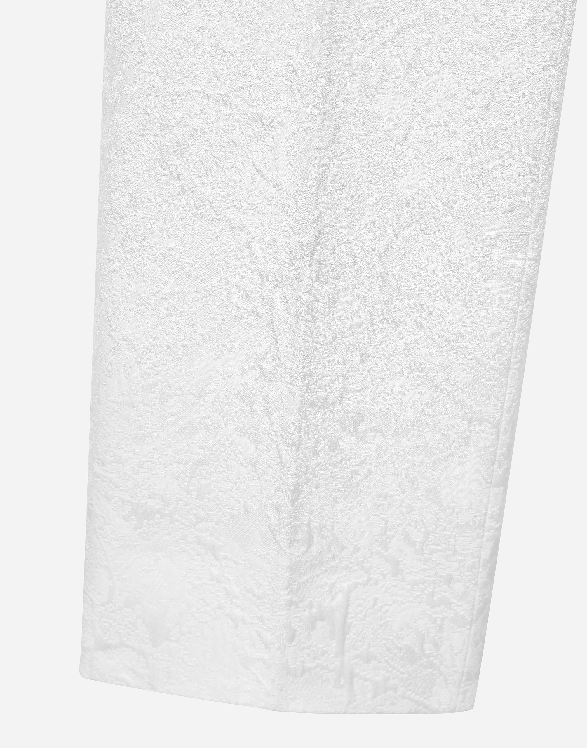 Brocade cigarette pants