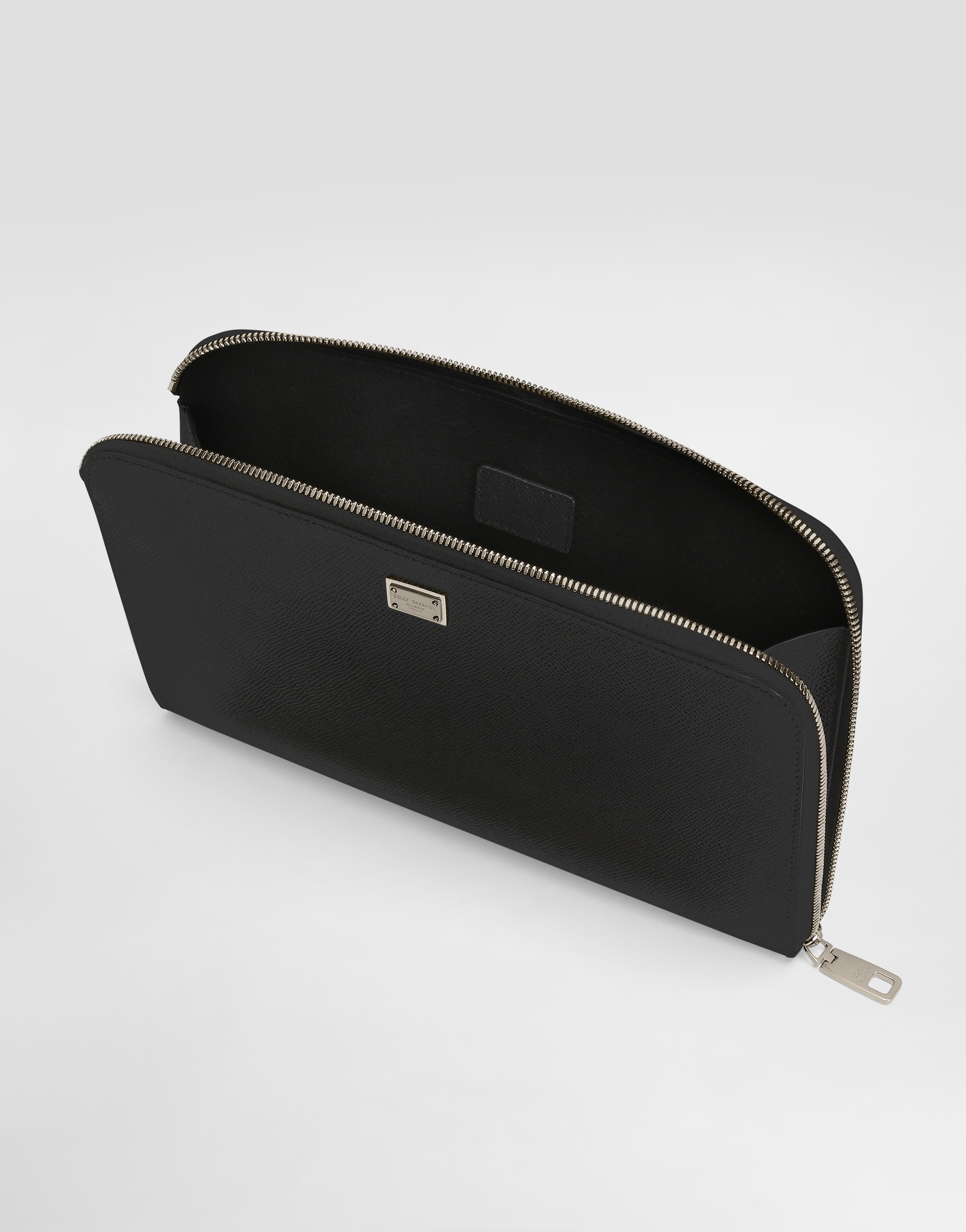 Dolce & Gabbana Alpine Calfskin Sicily Clutch Bag