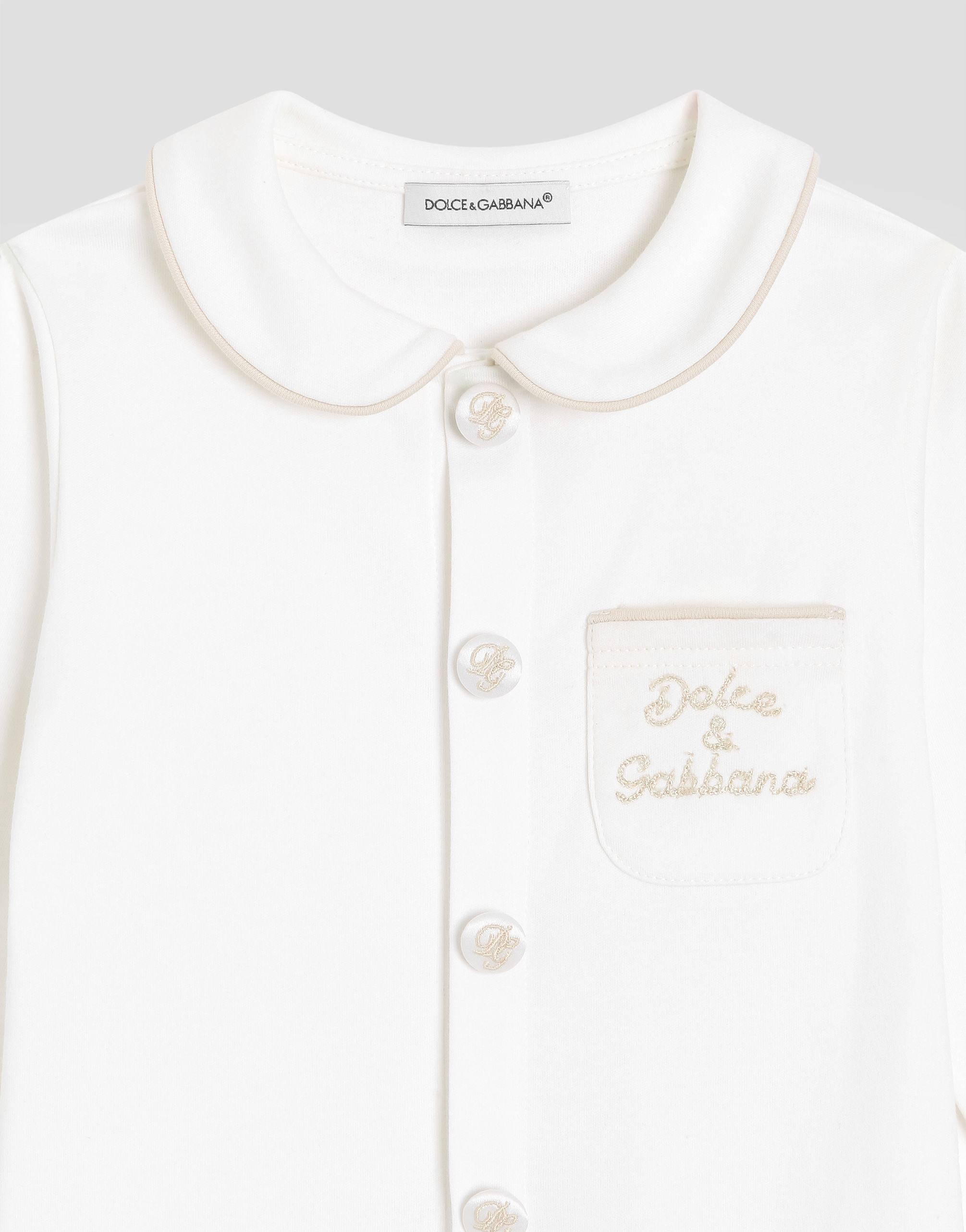  Dolce & Gabbana 3-piece Interlock Gift Set With Embroidery - Mann Geschenk-set Und Body Wei� 3/6 Months 