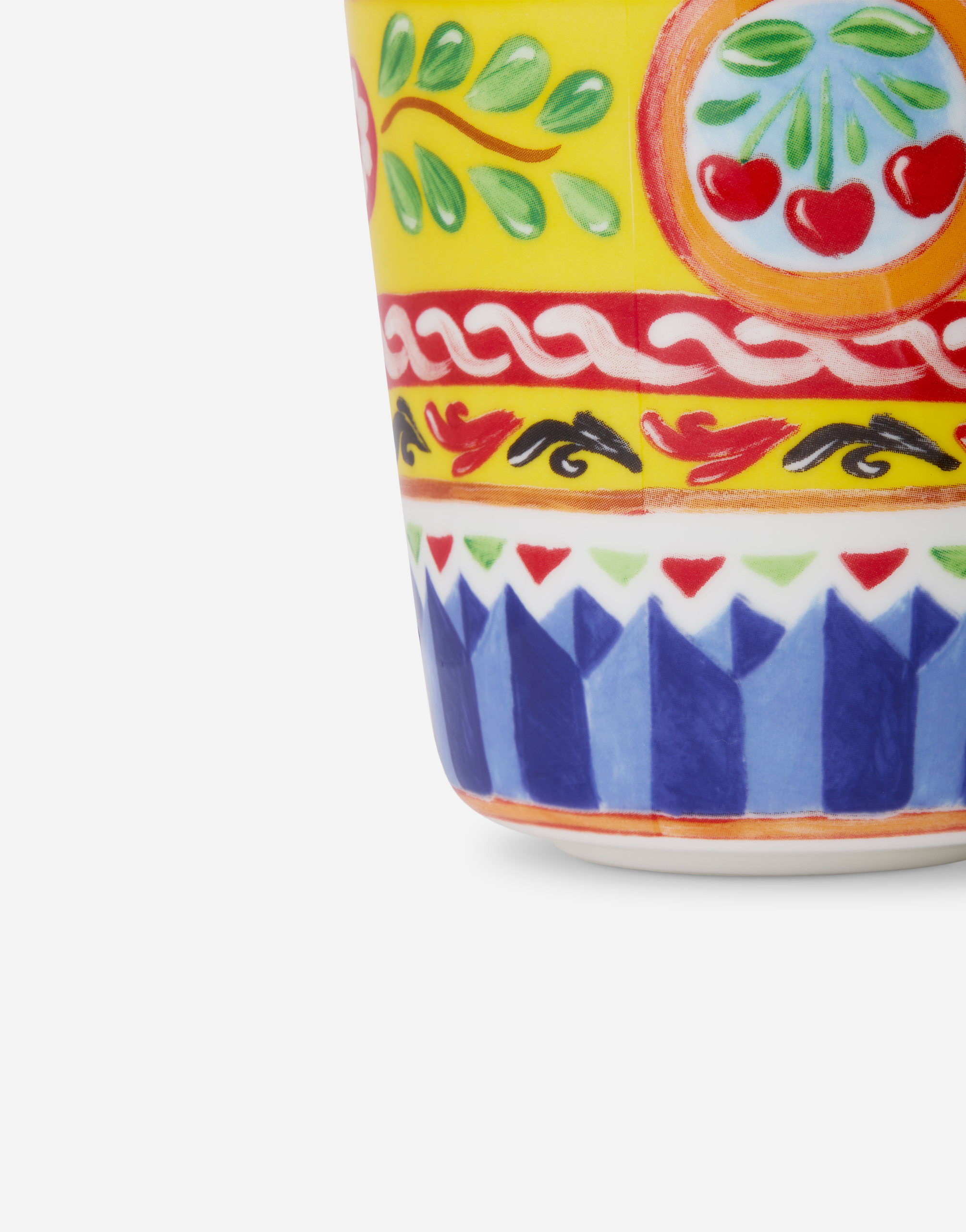 Shop Dolce & Gabbana Fine Porcelain Glass In Multicolor