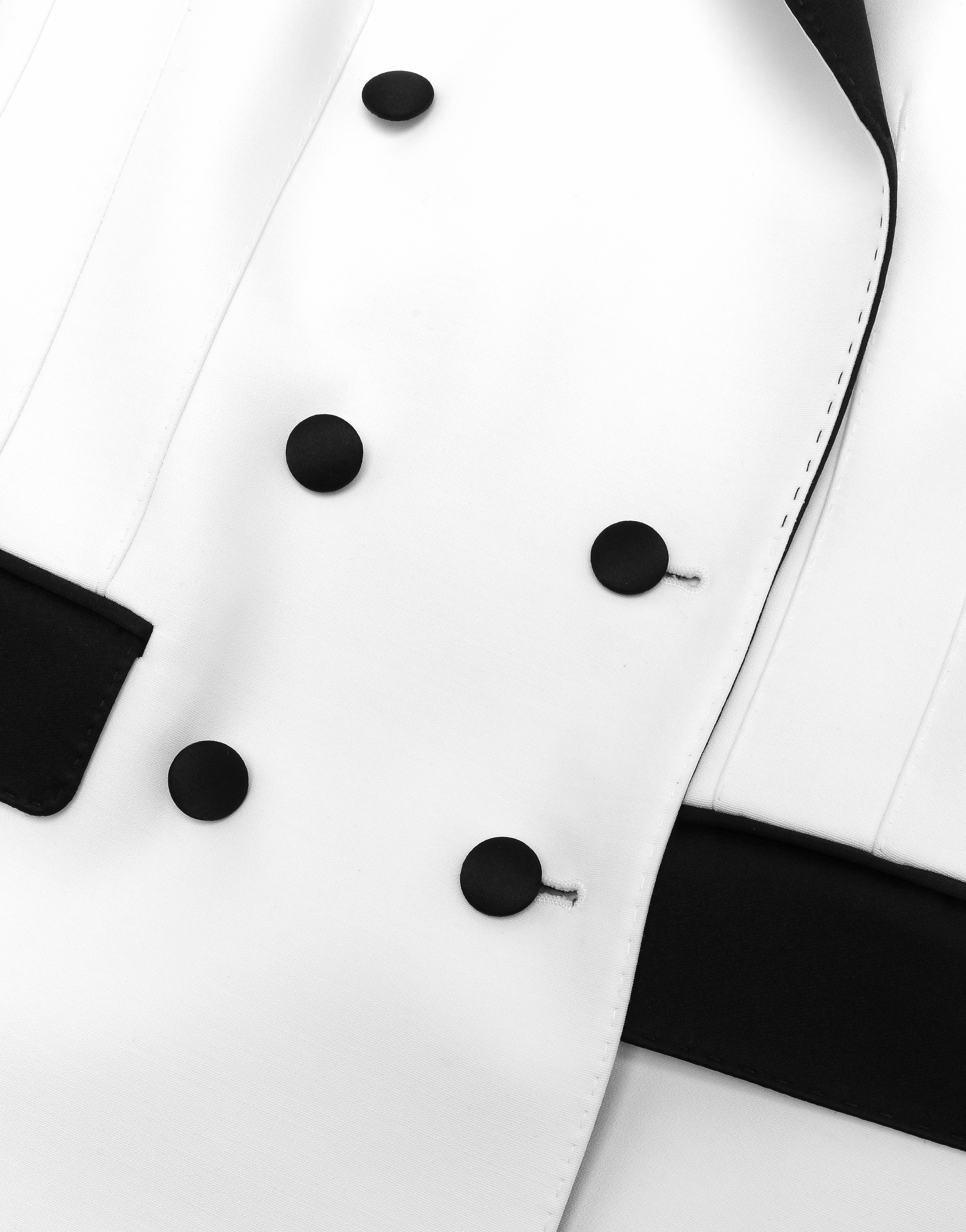 Double-breasted faille Turlington tuxedo blazer