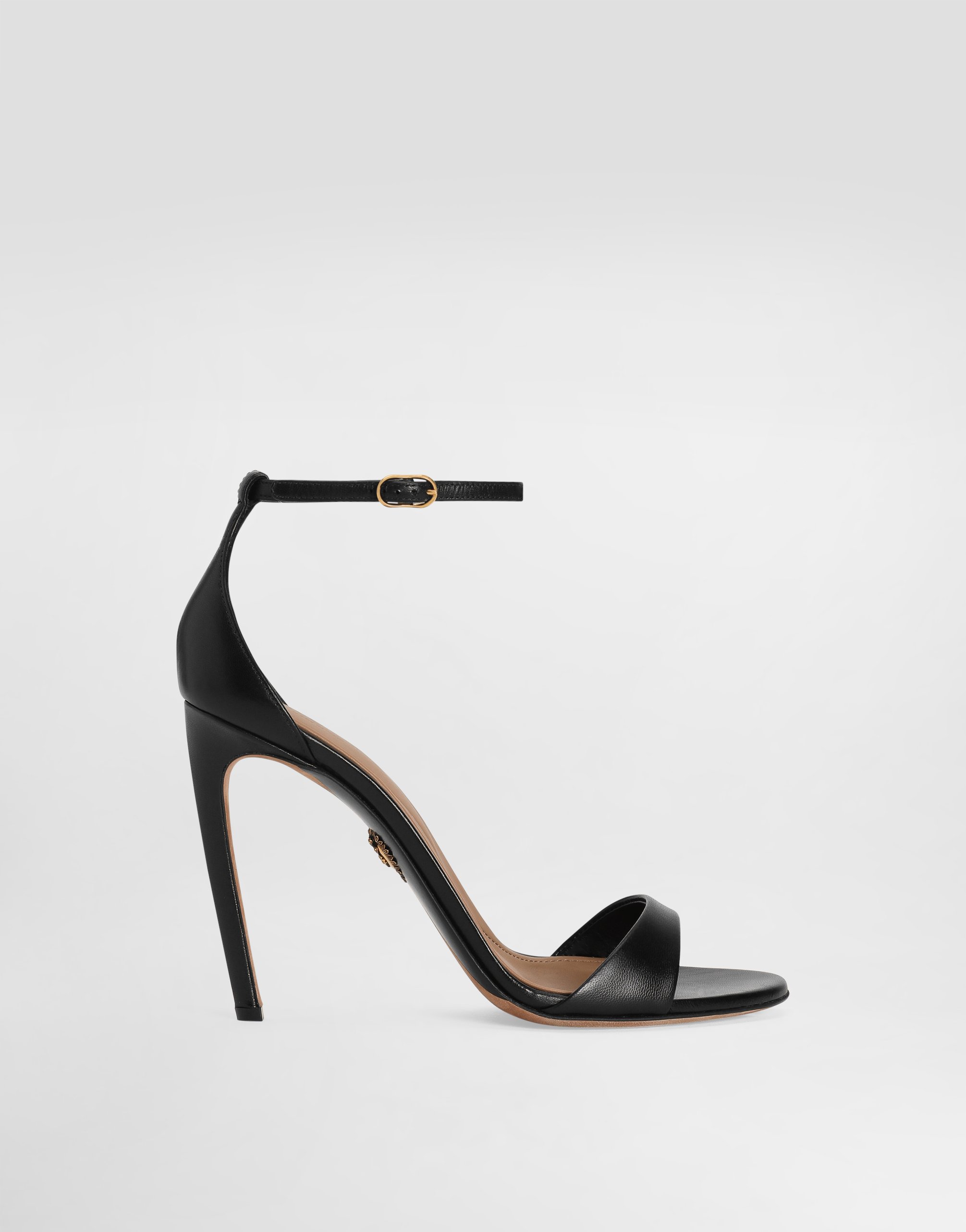 Dolce & Gabbana Polished Goatskin Sandals - Woman Sandals And Wedges Black