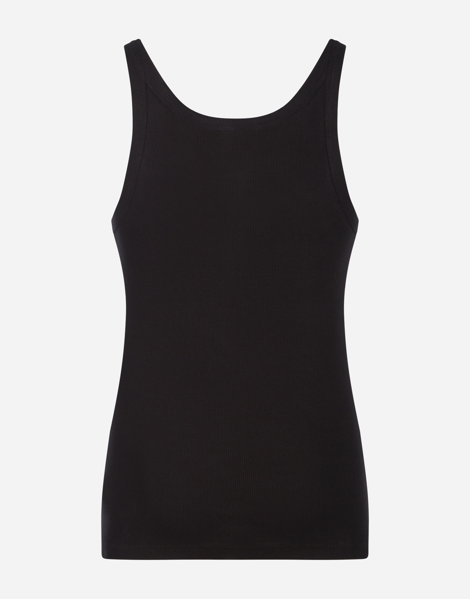 DOLCE & GABBANA TANK TOP IN RIBBED COTTON