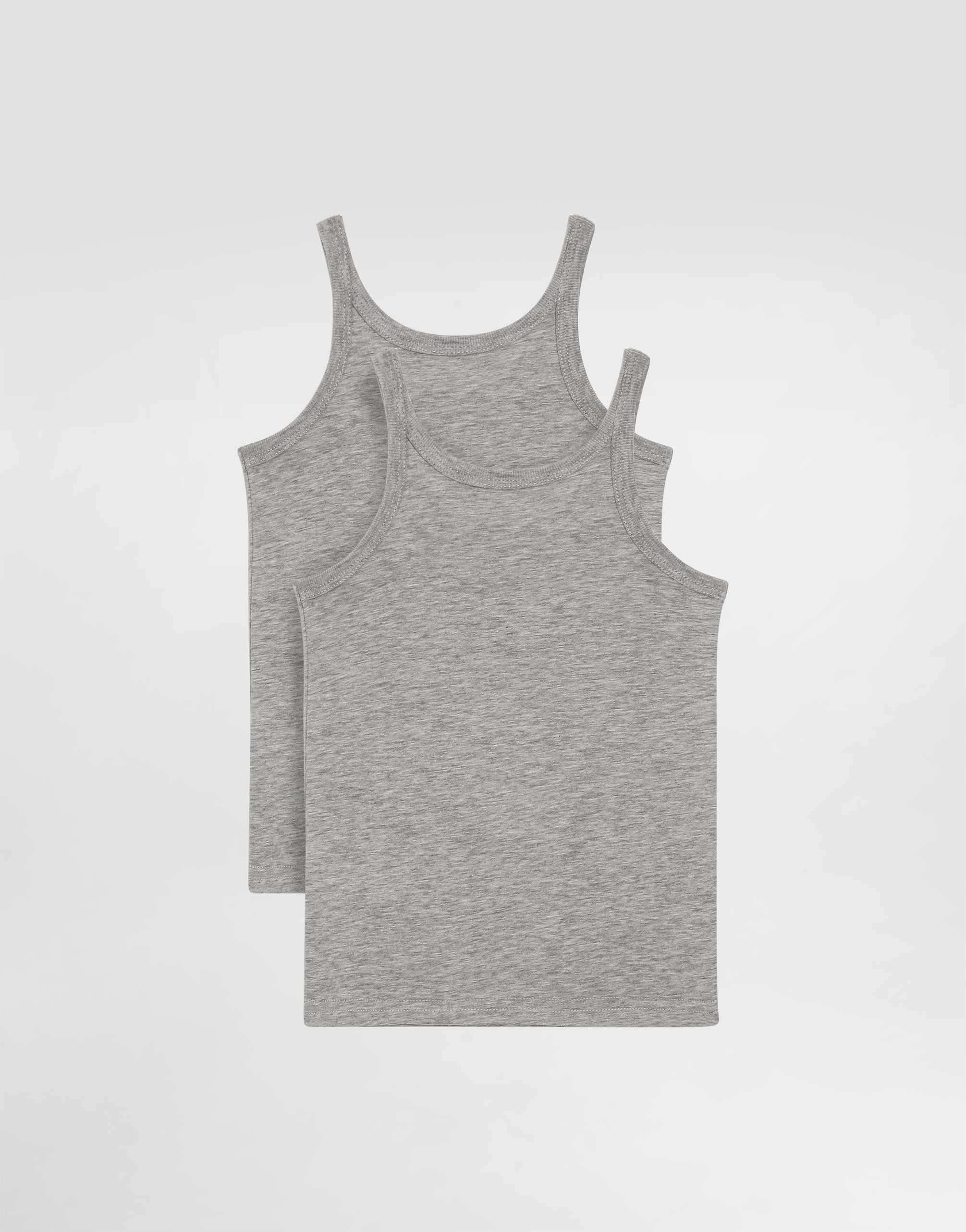 Short-sleeved jersey vest two-pack