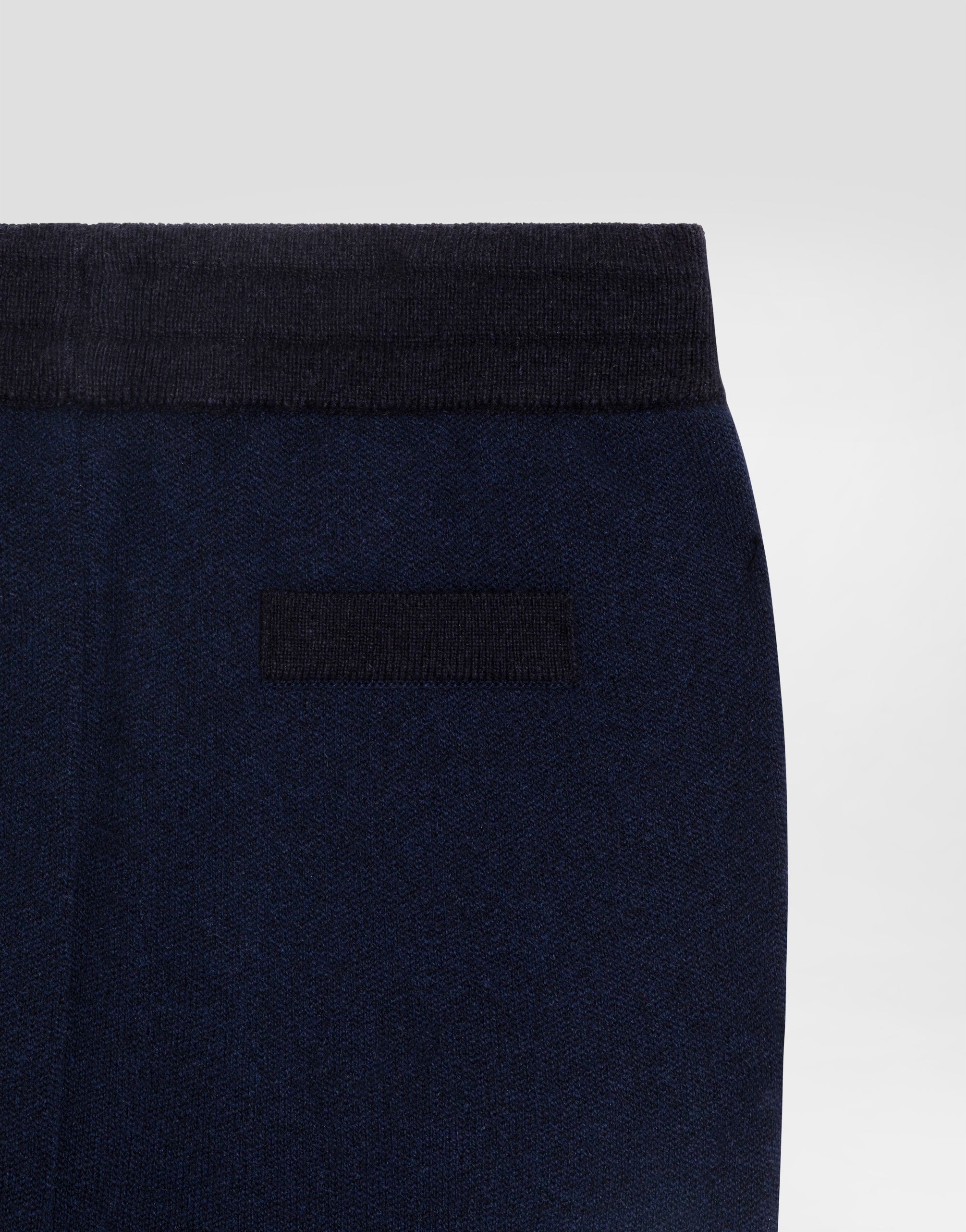 Dolce & Gabbana Wool And Cashmere Fleece Trousers In Blue