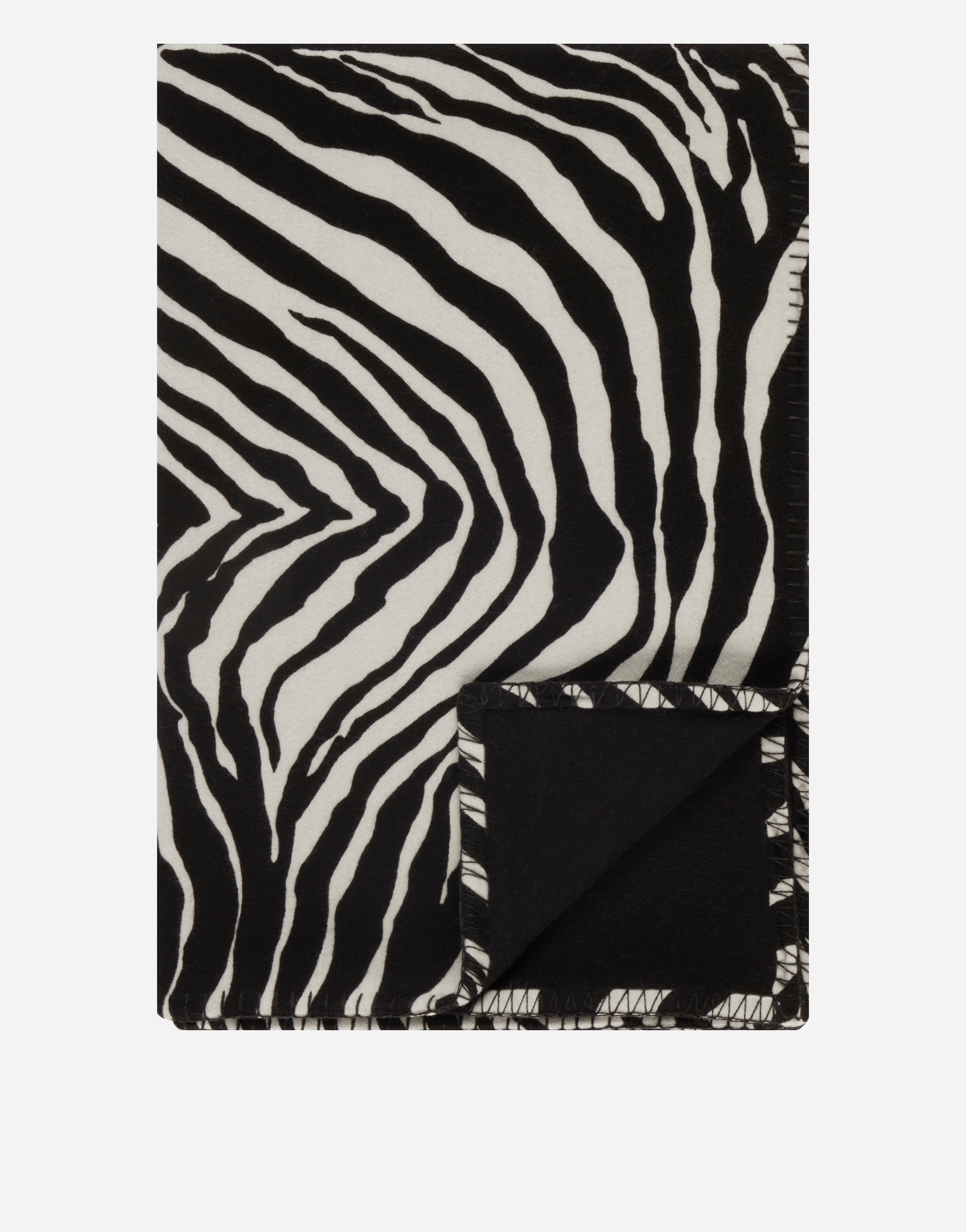 Dolce & Gabbana Wool And Silk Blanket In Multicolor