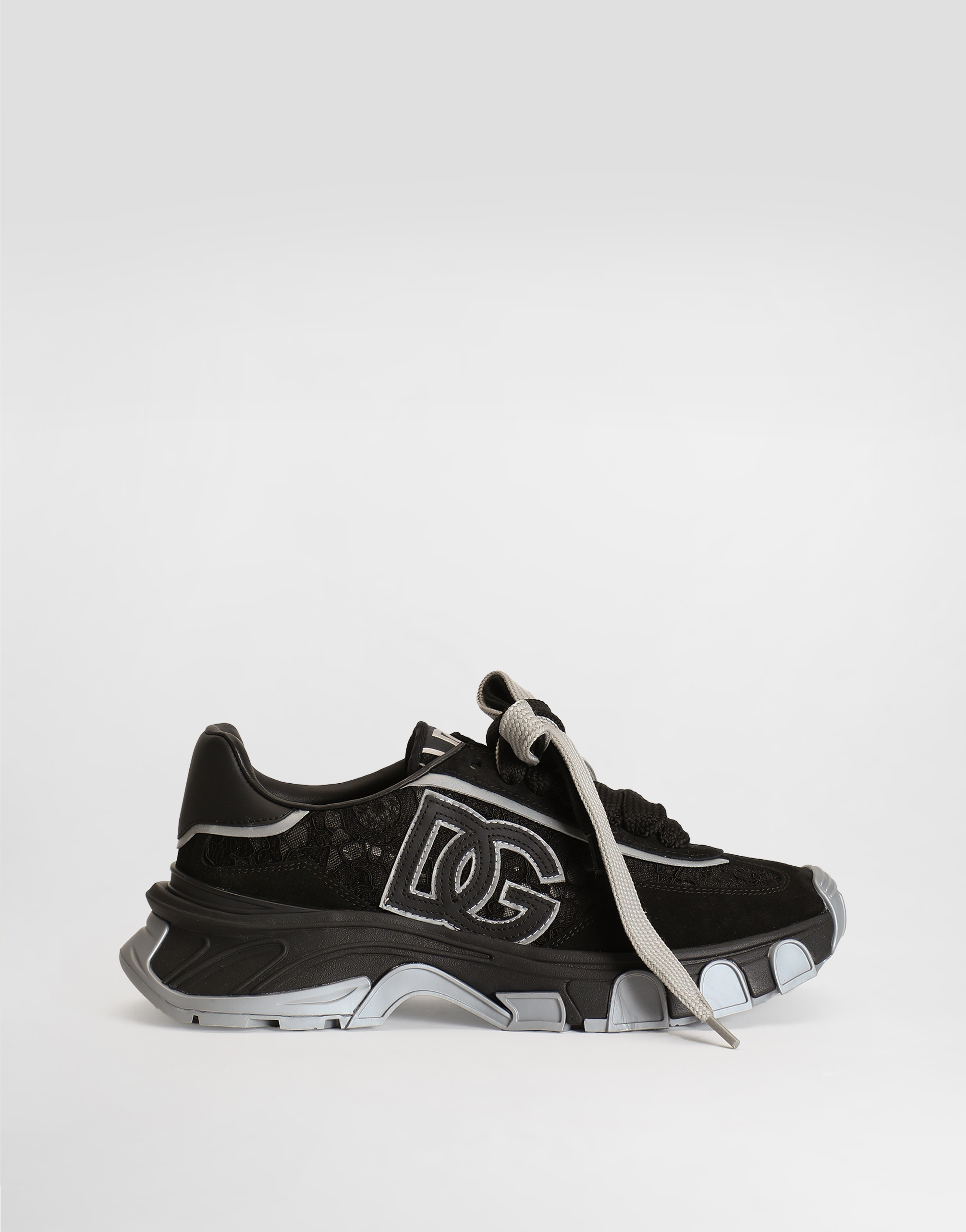 DG country road fabric sneakers in Black for Women | Dolce&Gabbana® US