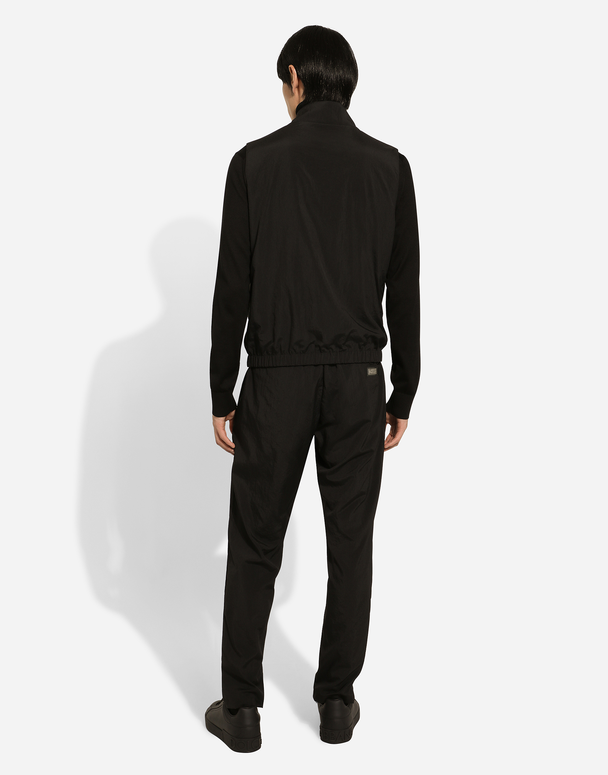 Shop Dolce & Gabbana Reversible Vest In Black