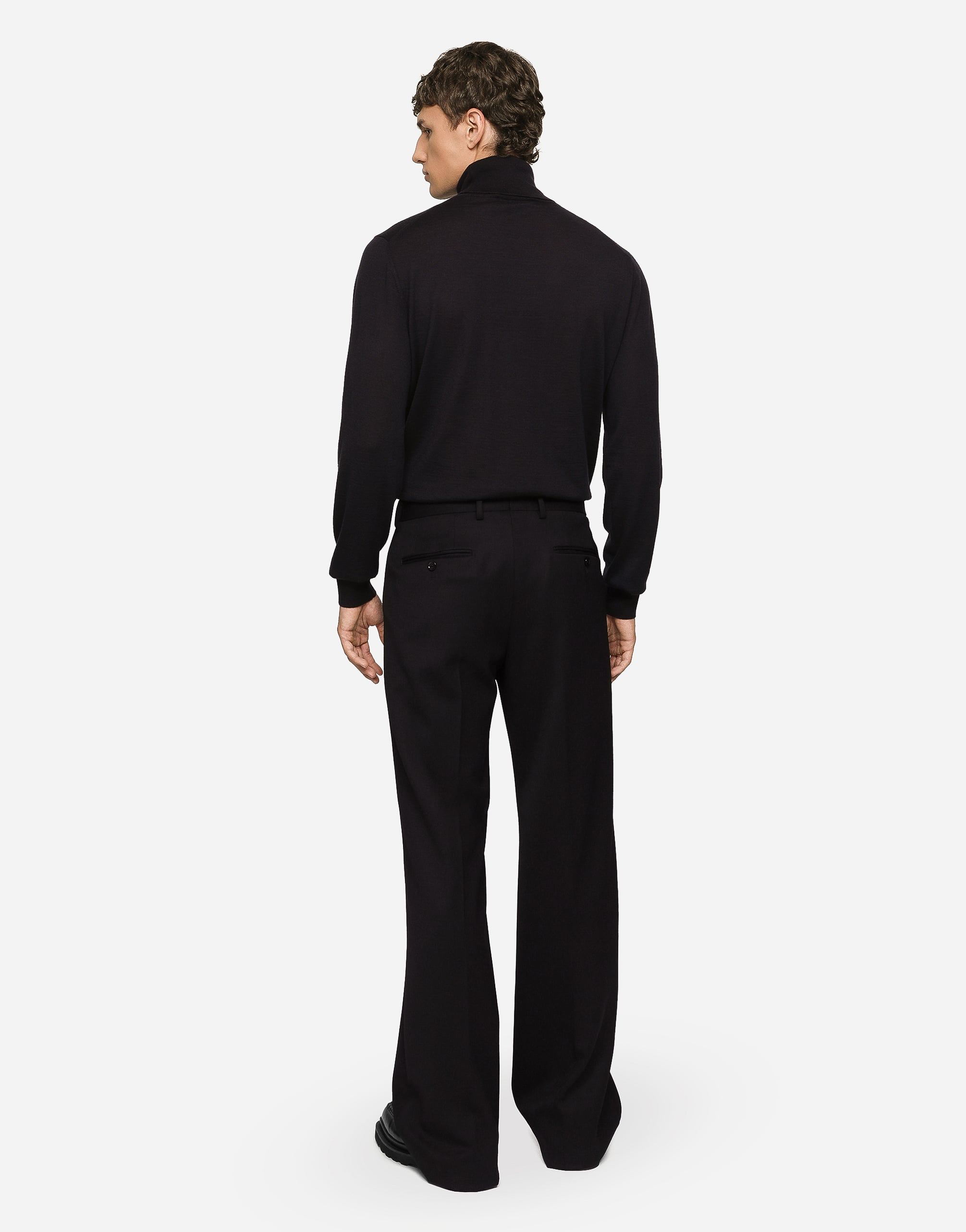  Dolce & Gabbana Dolce & Gabbana Pull Collo Alto - Man Sweaters And Cardigans Blue 44 