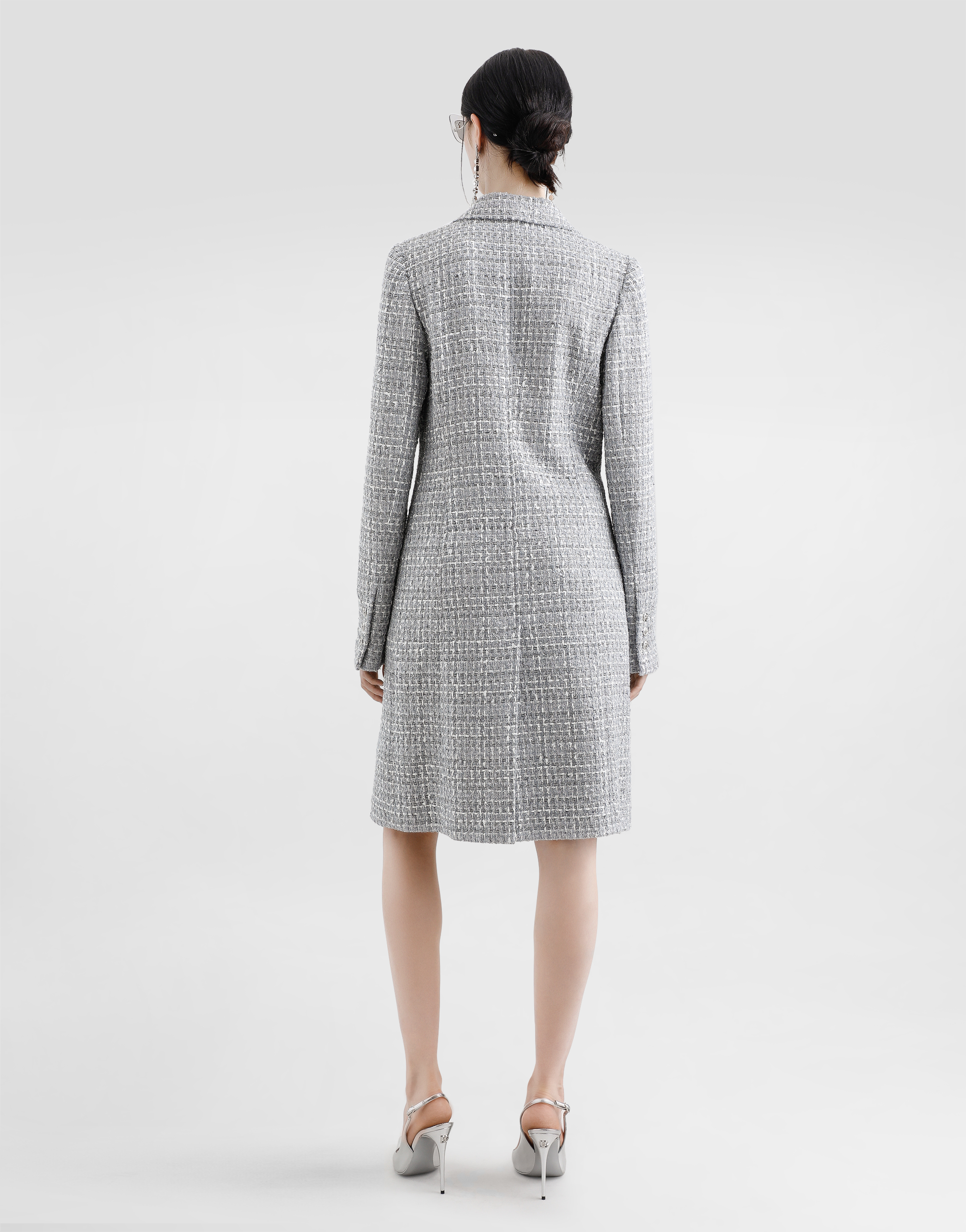 Dolce & Gabbana Single Breasted Coat In マルチカラー