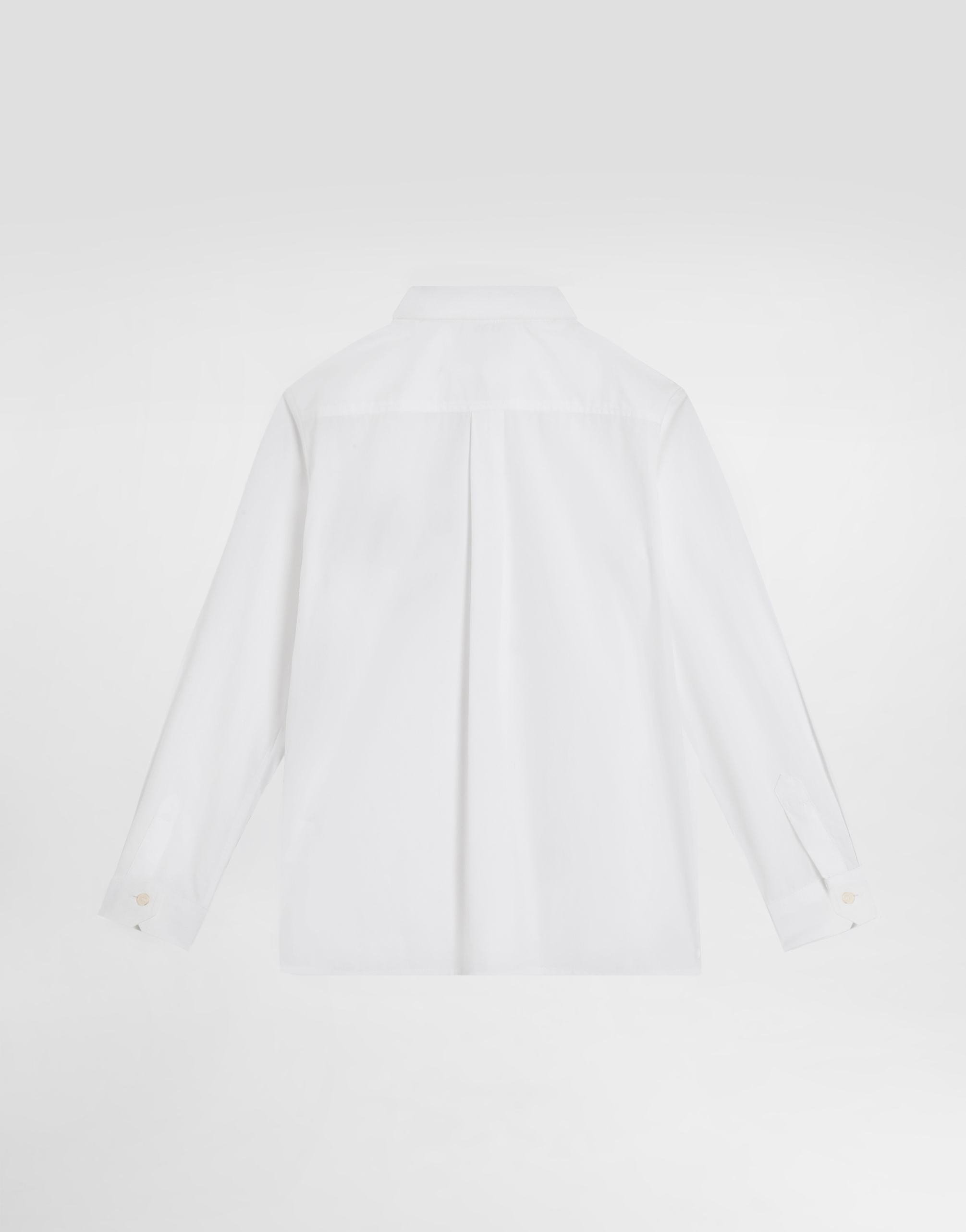 Poplin jacquard shirt with DG logo