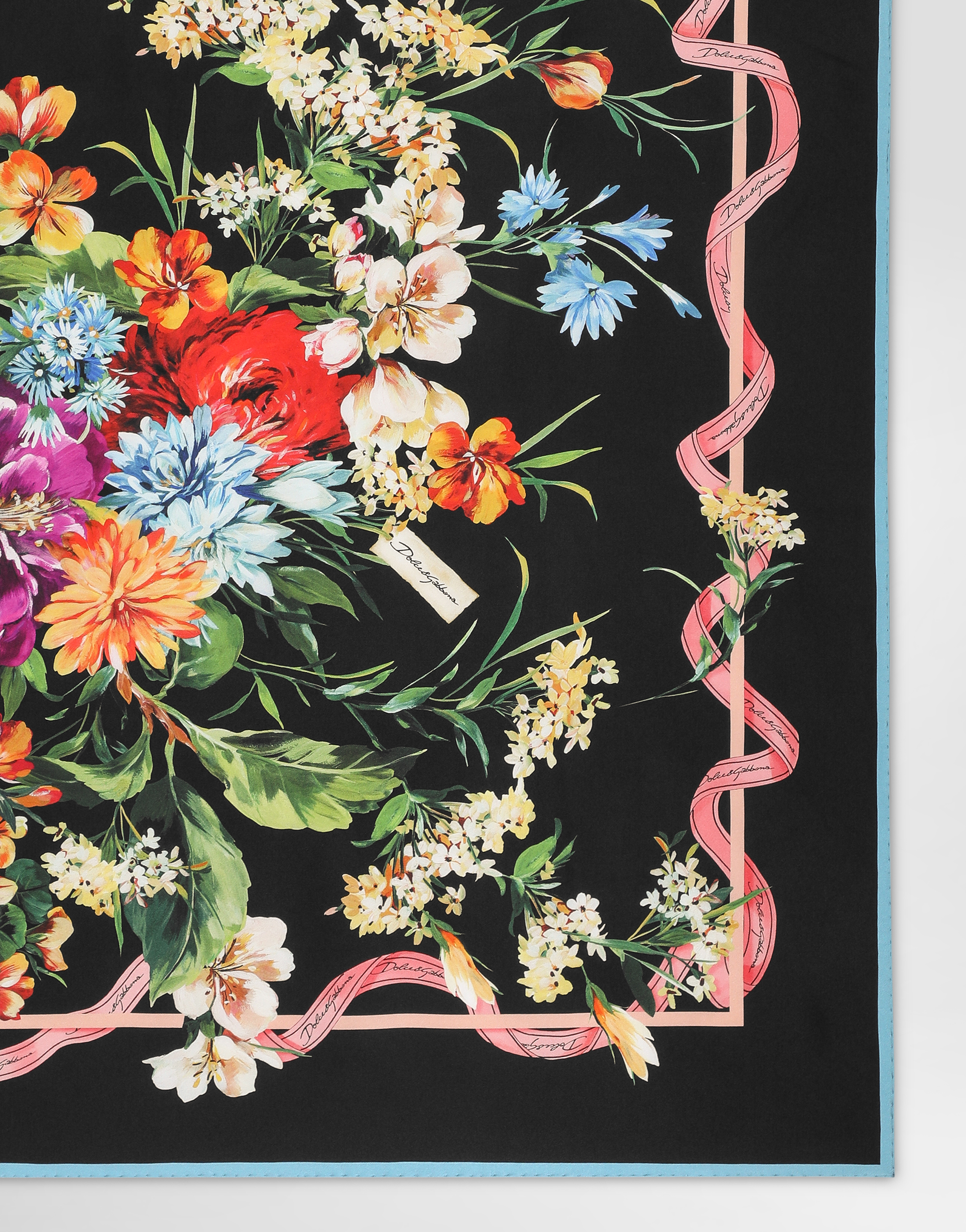 Dolce & Gabbana 90x90 Silk Twill Foulard