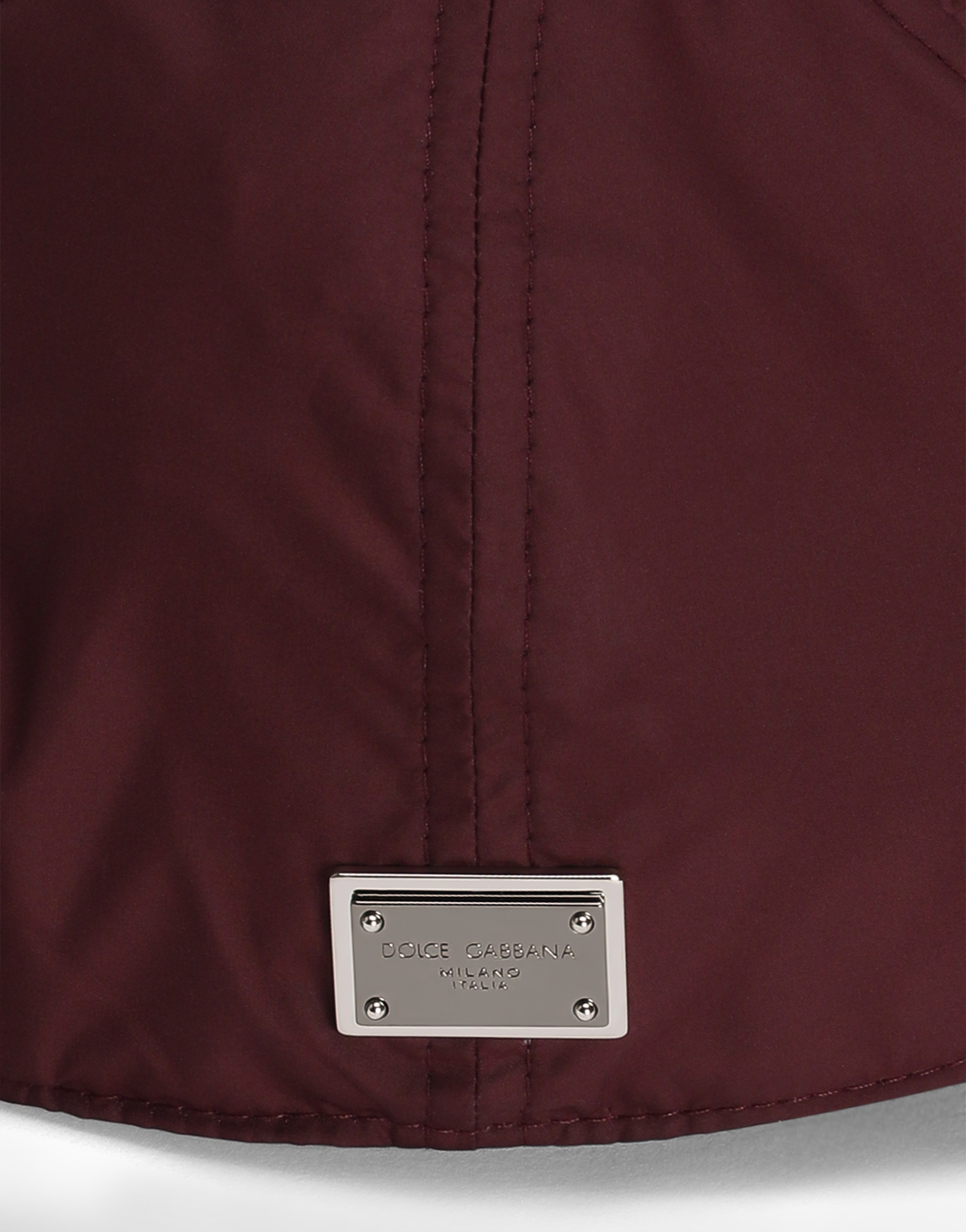 Dolce & Gabbana Logo Baseball Cap In Bordeaux