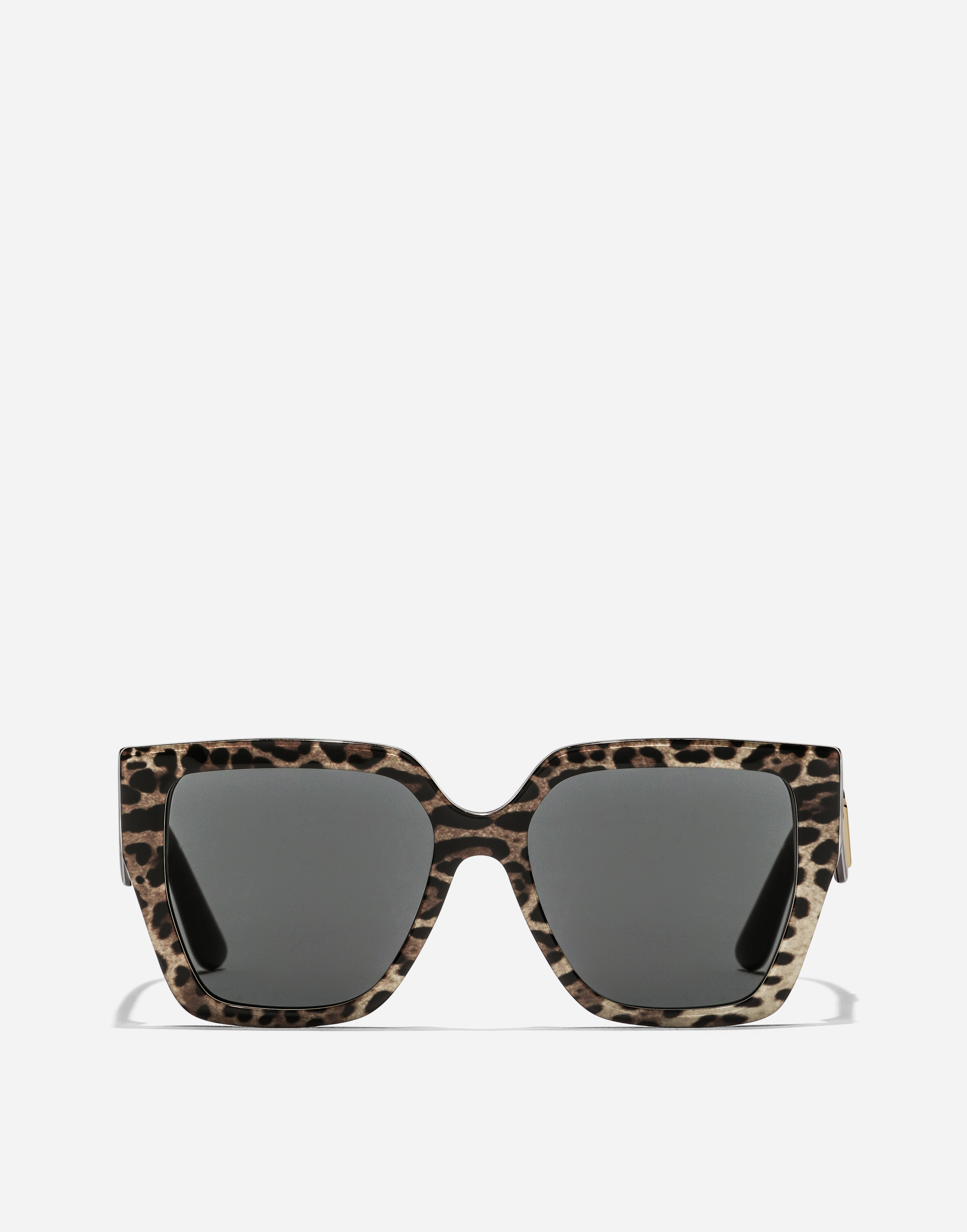 Dolce & Gabbana Dg Crossed Sunglasses In Brown
